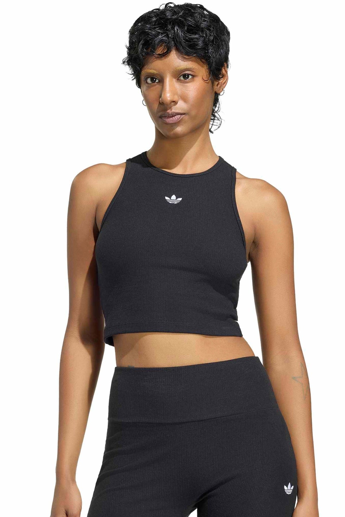 ADIDAS ORIGINALS ESS RIB TANK en color NEGRO (1)