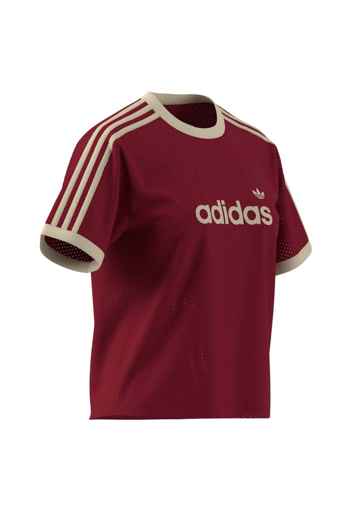 ADIDAS ORIGINALS MESH TEE en color BURDEOS (3)