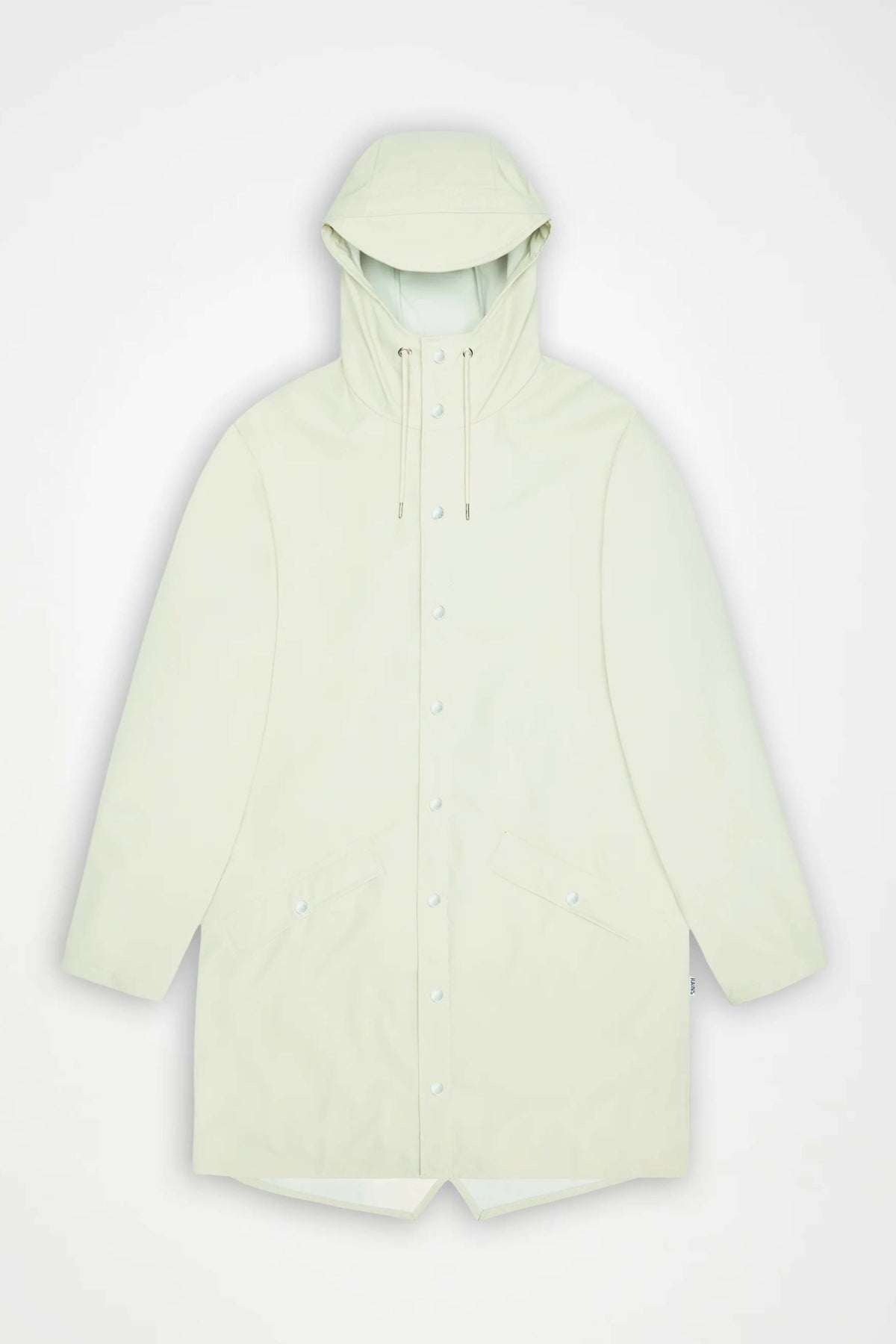 RAINS LONG JACKET W3 en color VERDE (4)