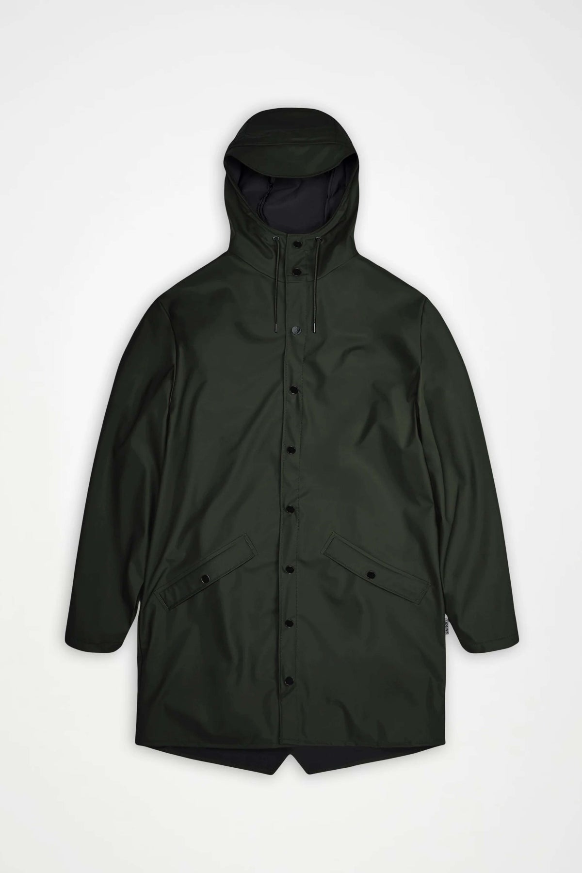 RAINS LONG JACKET W3 en color GRIS (3)