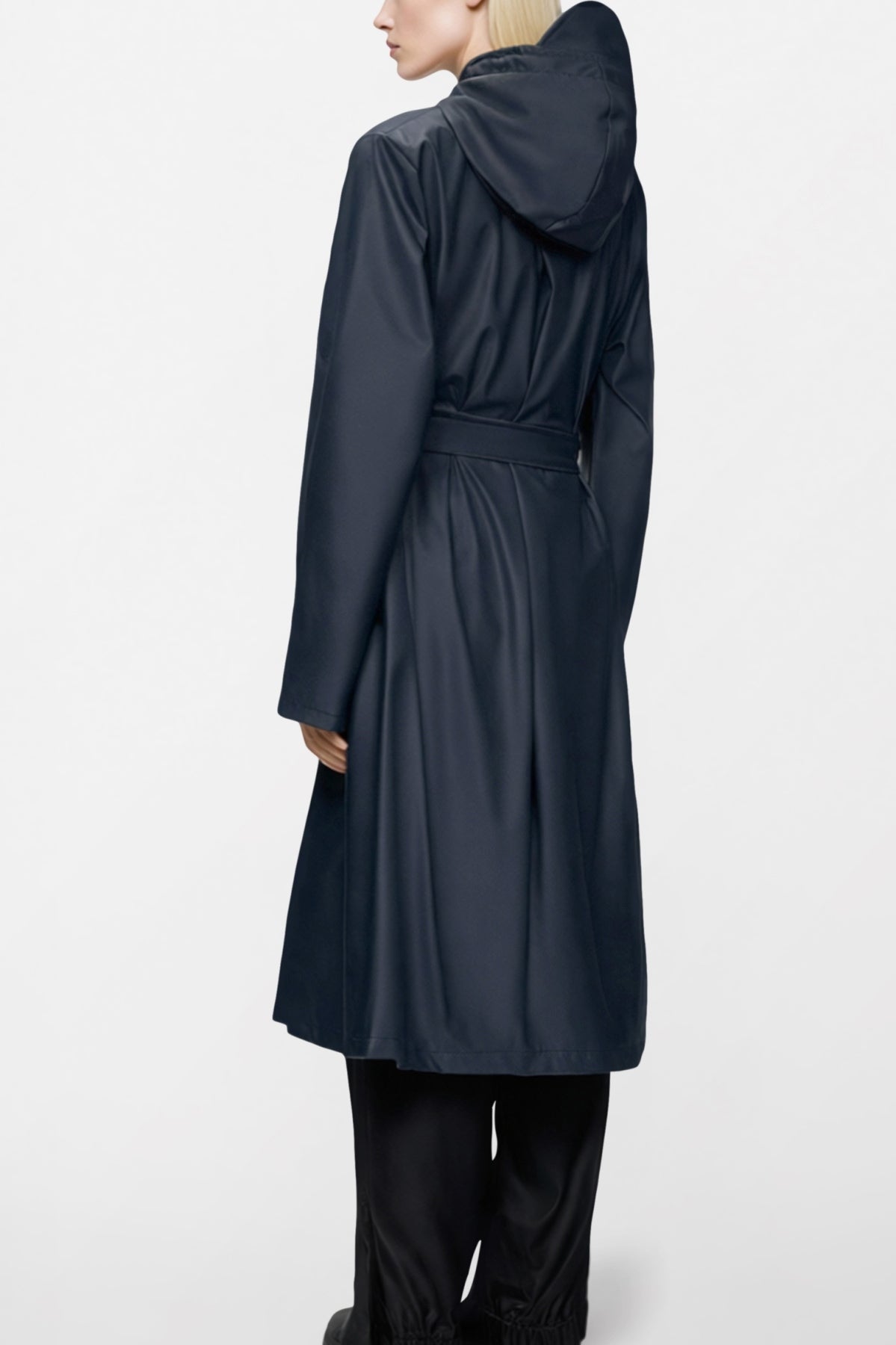 RAINS 12040R LONGER W JACKET W3 en color AZUL (3)