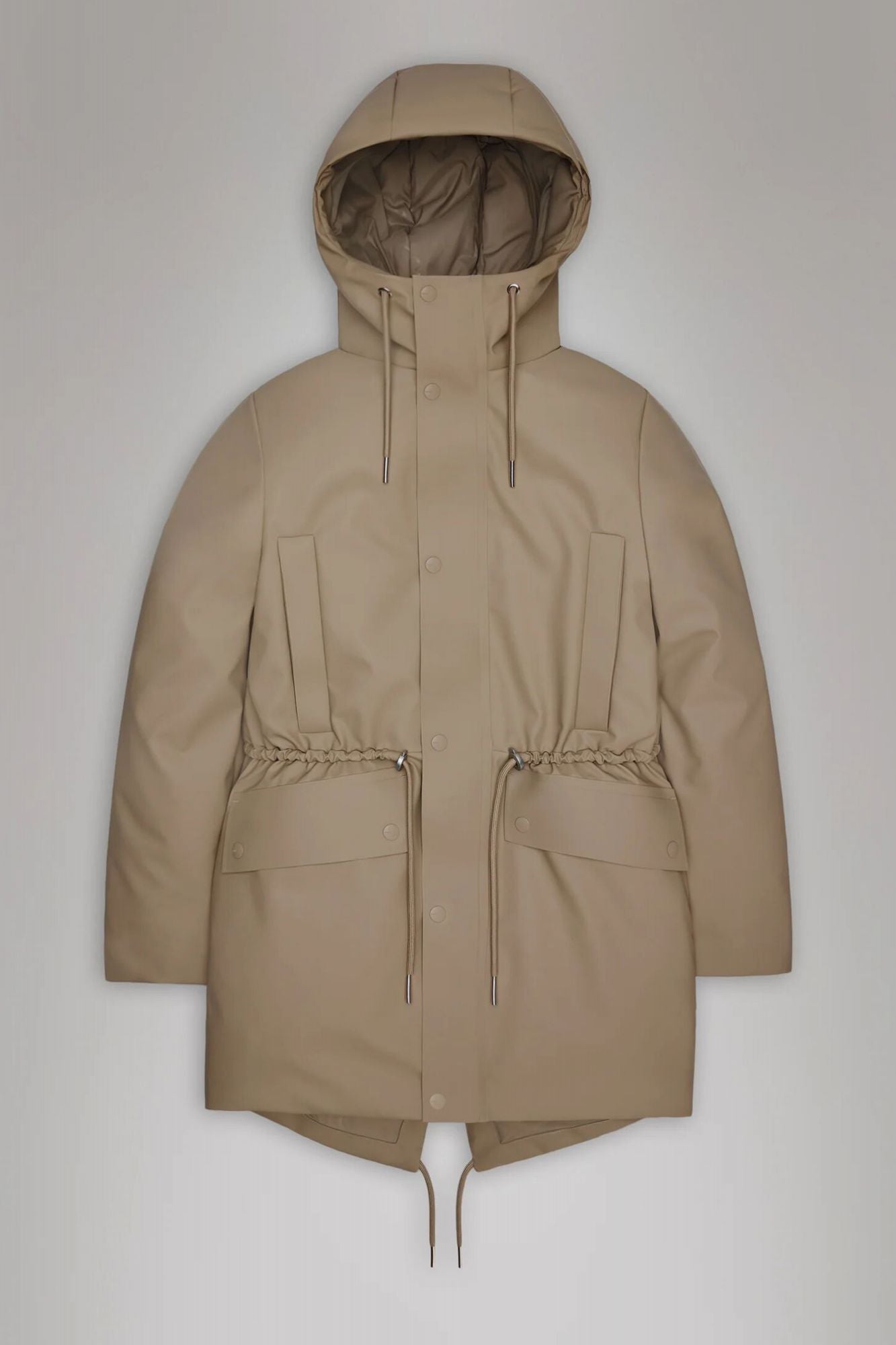 RAINS NOME SHORT W PARKA W3T3 en color BEIS (2)