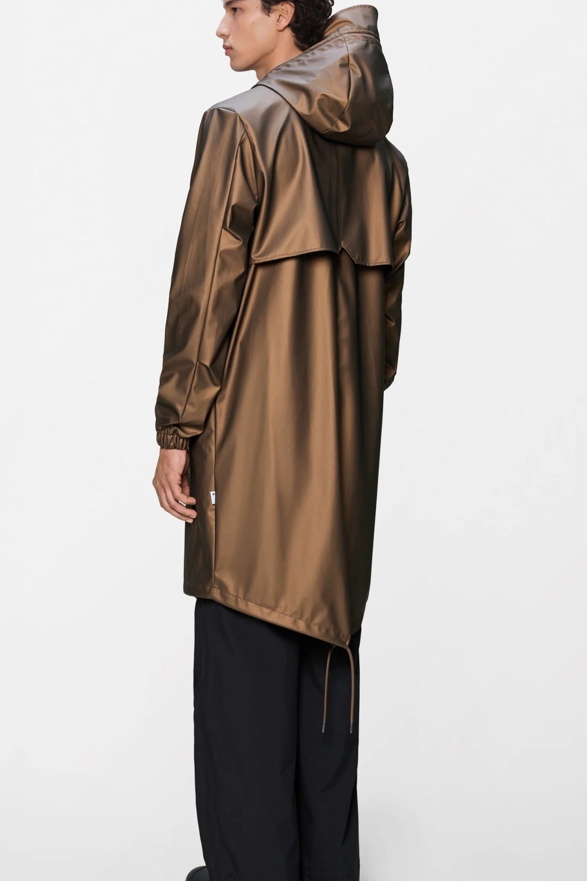 RAINS 18140R FISHTAIL PARKA W3 en color MARRON (2)