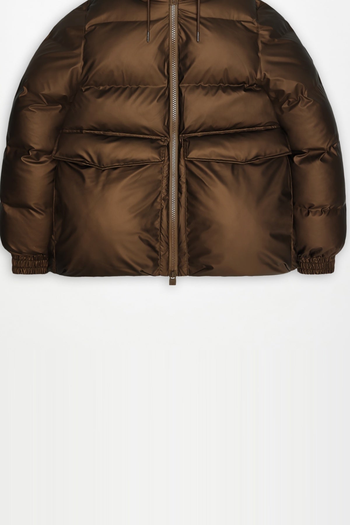 RAINS ALTA LINE PUFFER JACKET W3T3 en color BRONCE (2)