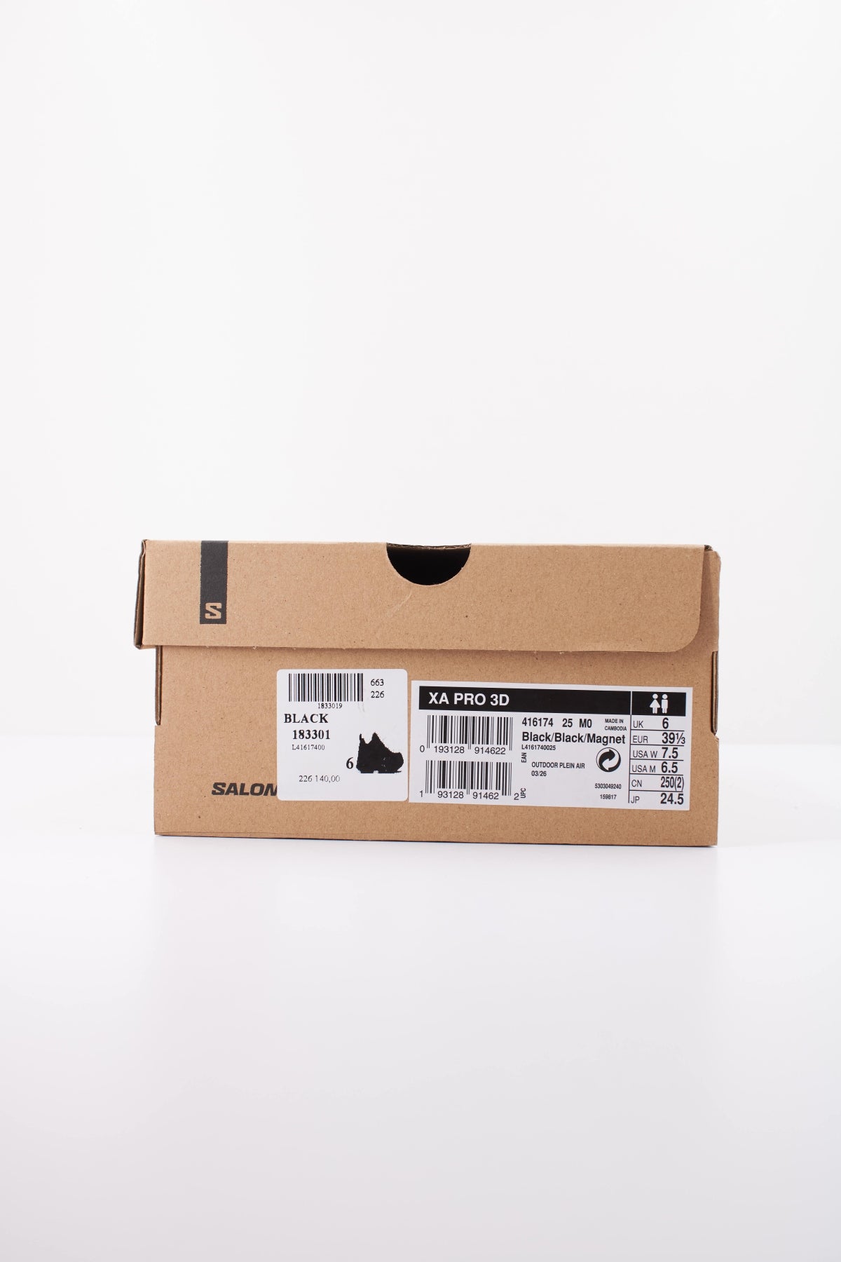 SALOMON XA PRO 3D en color NEGRO (6)