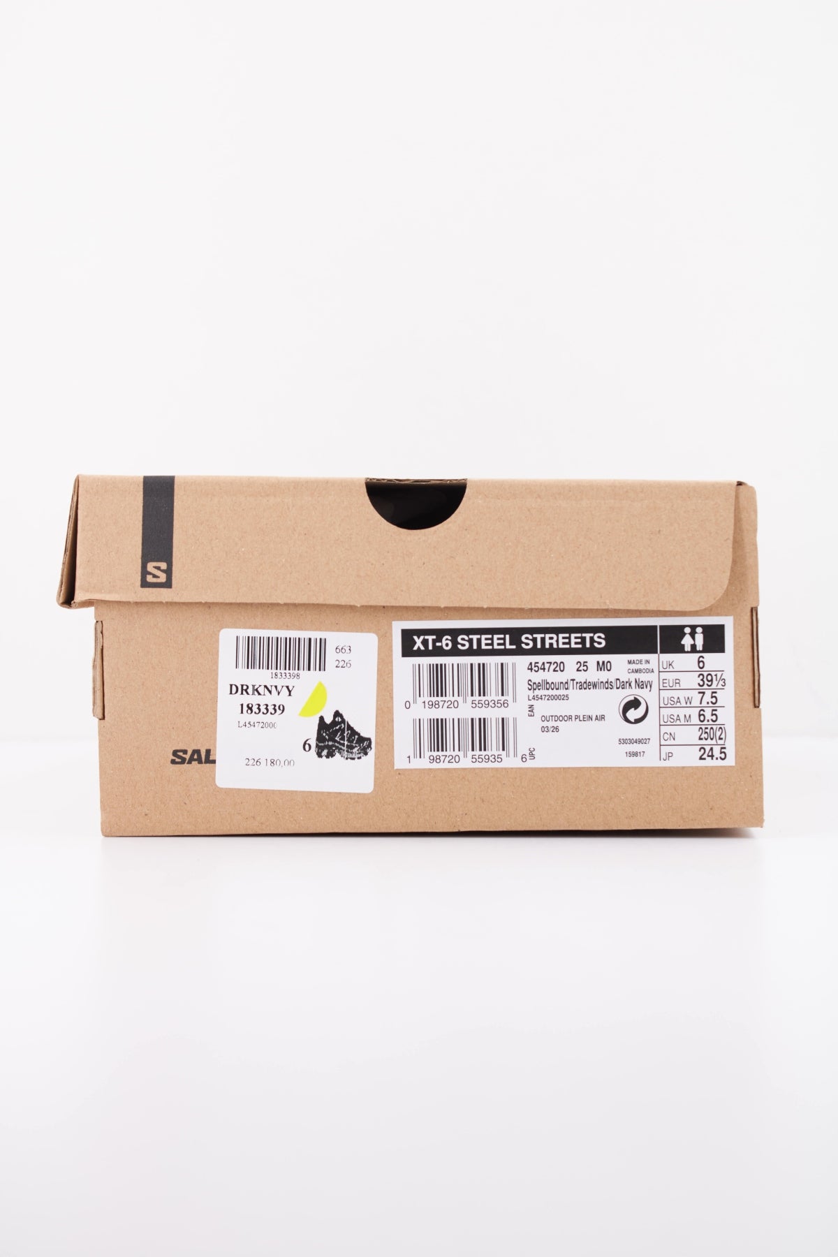 SALOMON XT 6 STEEL STREETS en color AZUL (6)