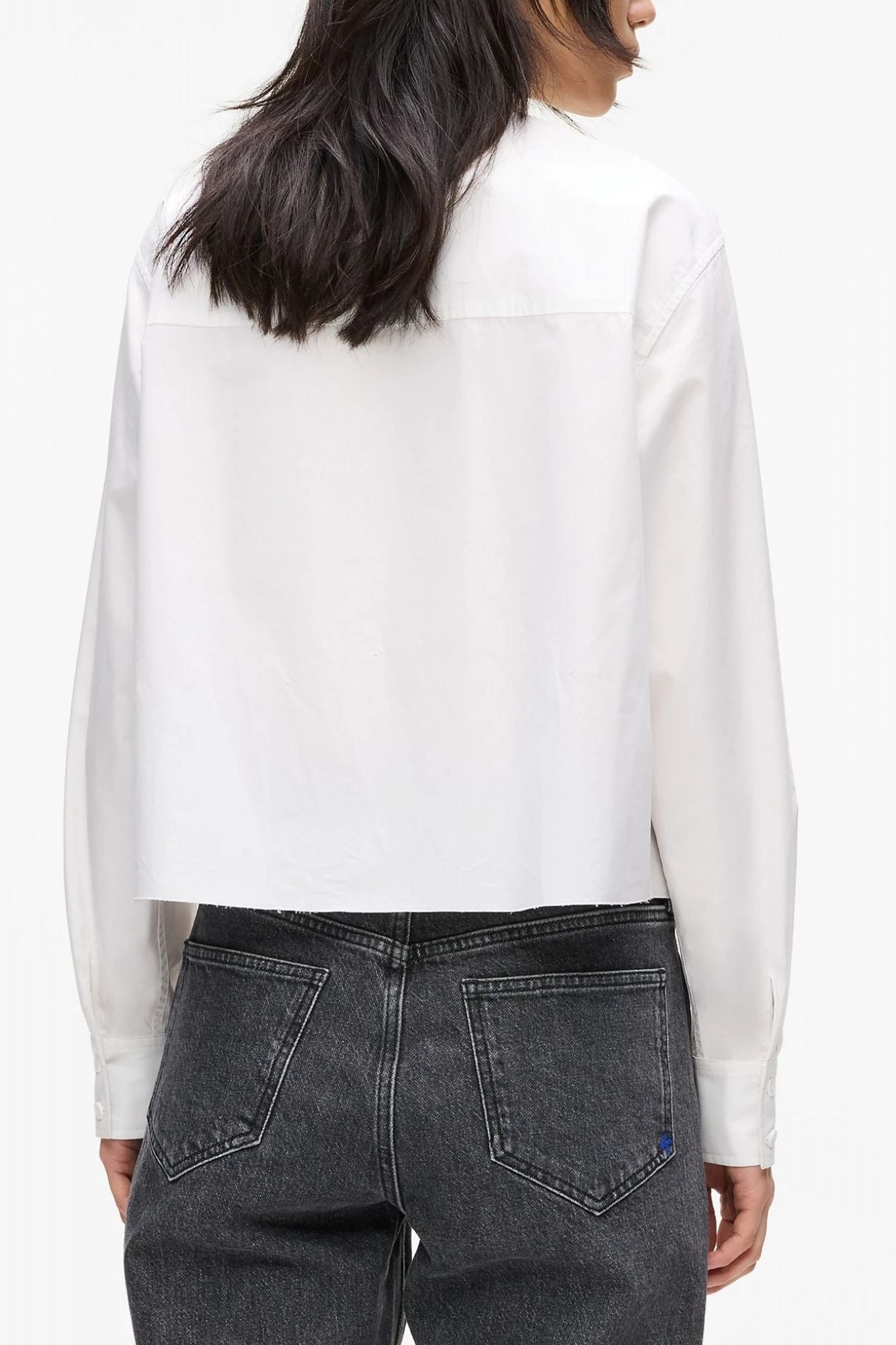 KARL LAGERFELD JEANS KLJ KARL WOVEN SHIRT en color BLANCO (2)