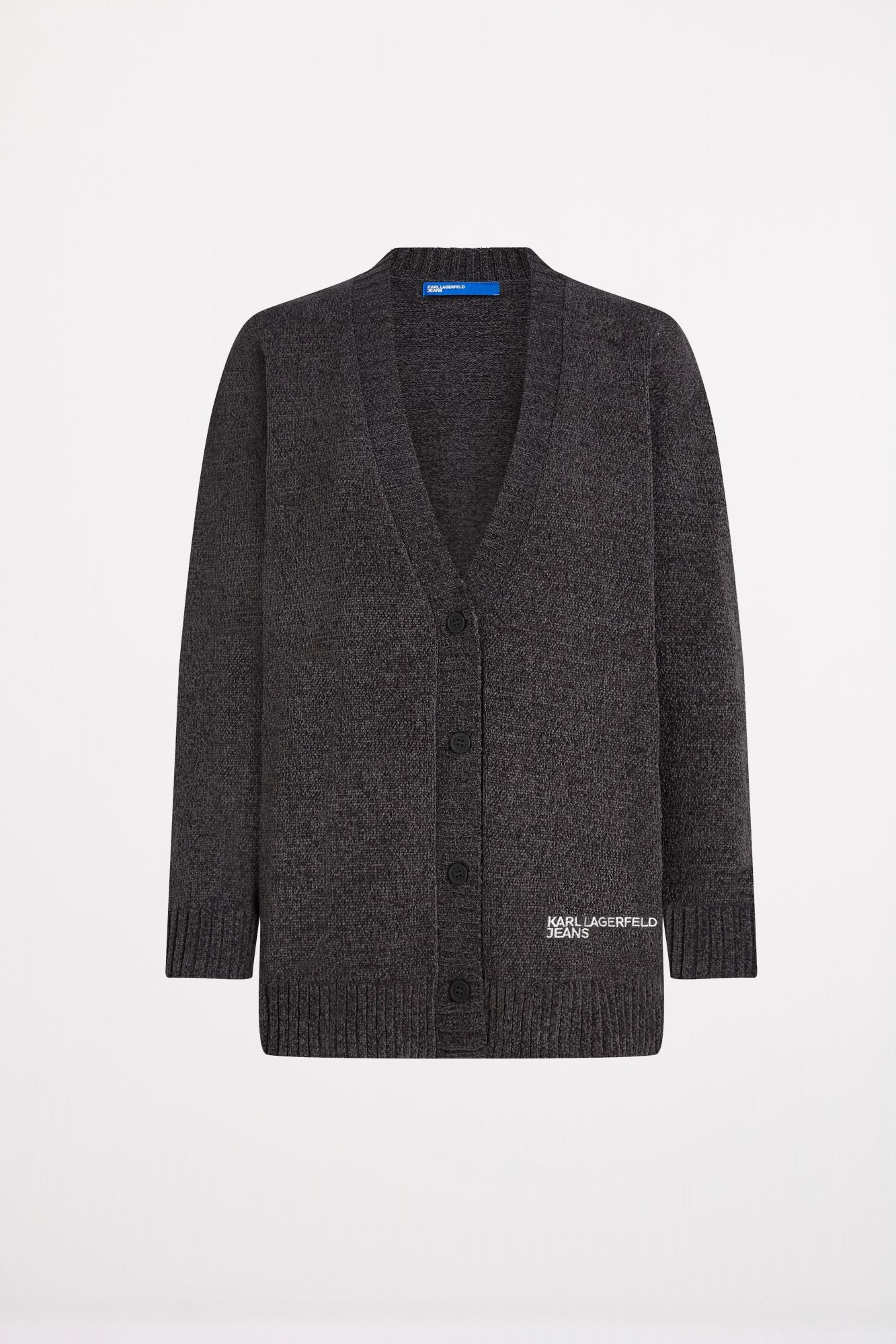 KARL LAGERFELD JEANS OVERSIZED CARDI en color GRIS (2)