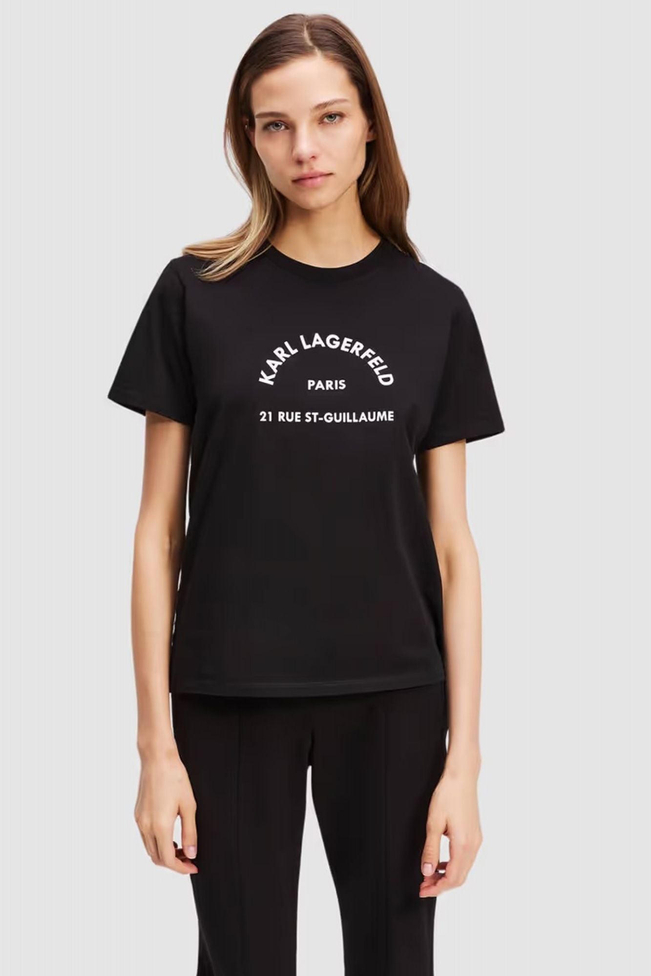 KARL LAGERFELD JEANS RSG T-SHIRT en color NEGRO (1)
