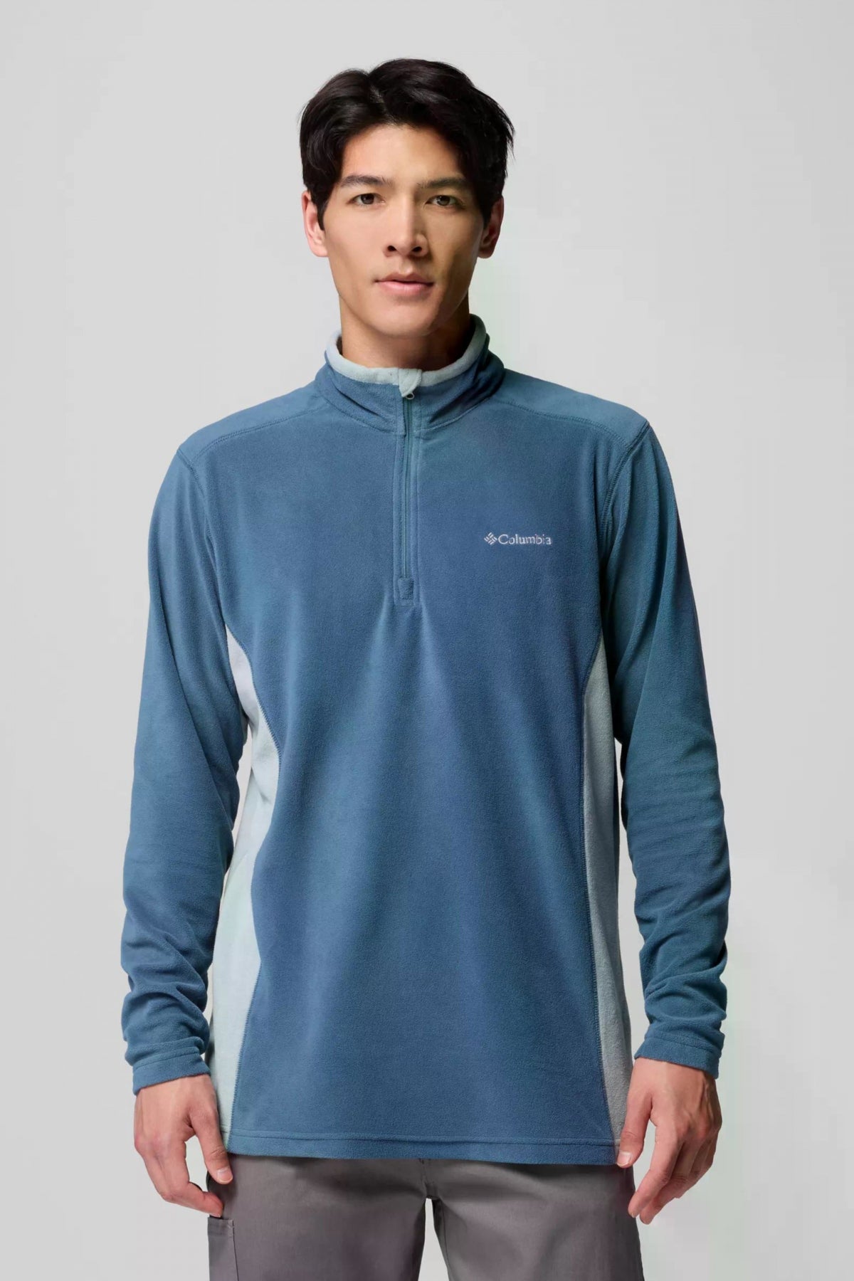 COLUMBIA KLAMATH RANGE II HALF ZIP en color AZUL (1)