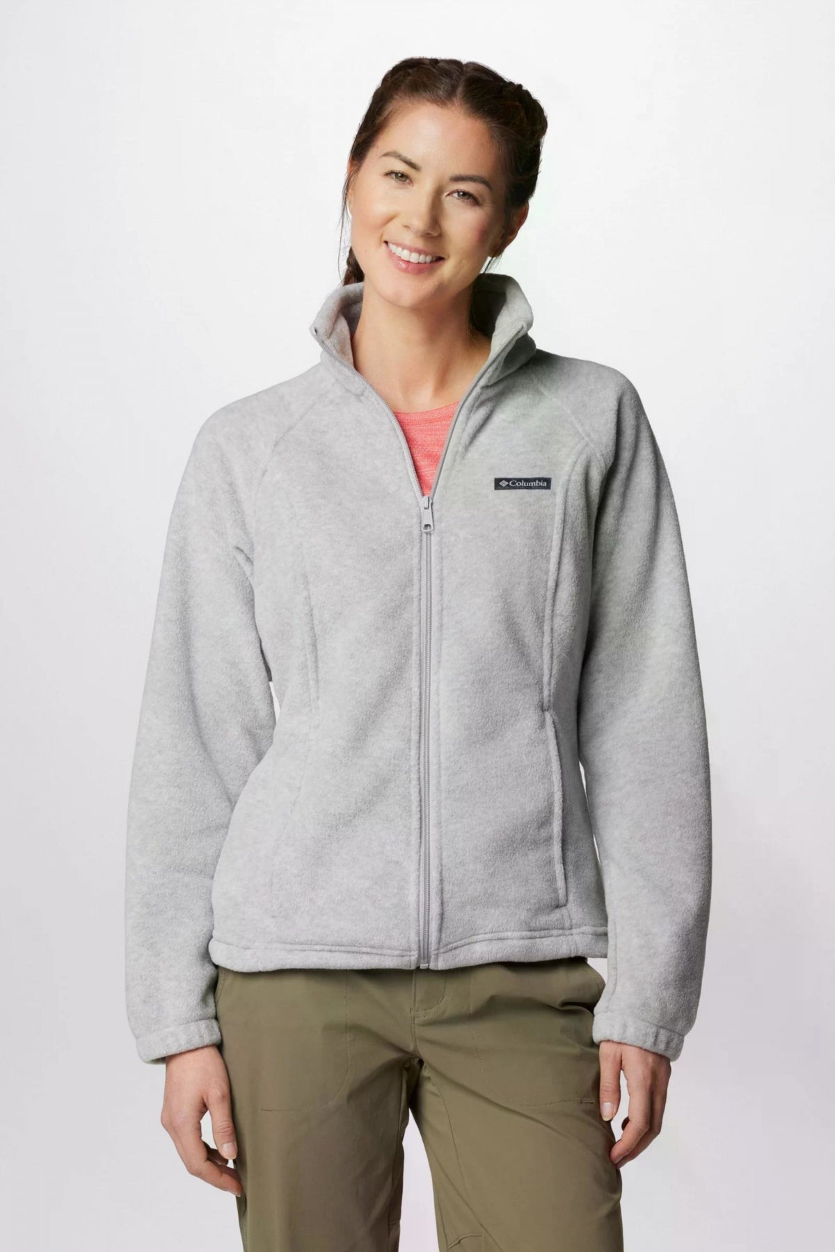 COLUMBIA BENTON SPRINGS FULL ZIP en color GRIS (1)
