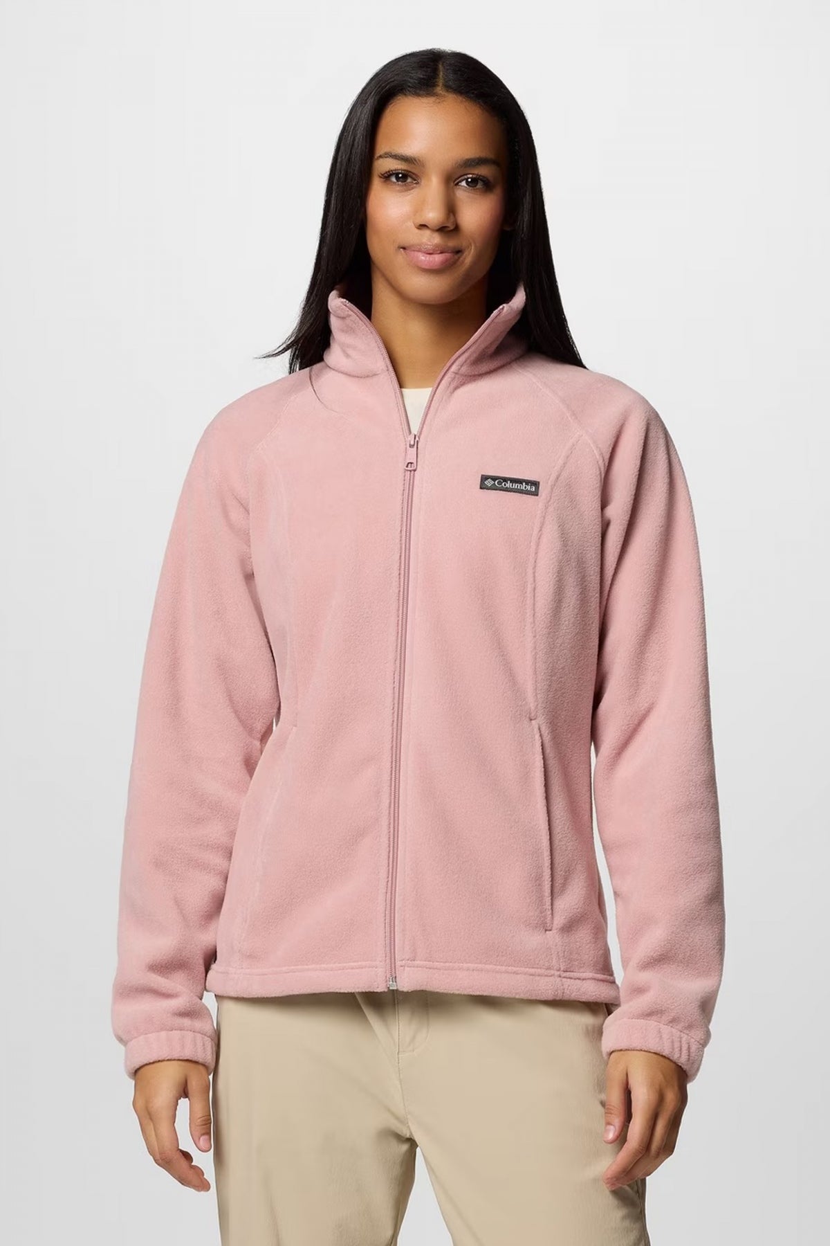 COLUMBIA BENTON SPRINGS FULL ZIP en color ROSA (1)