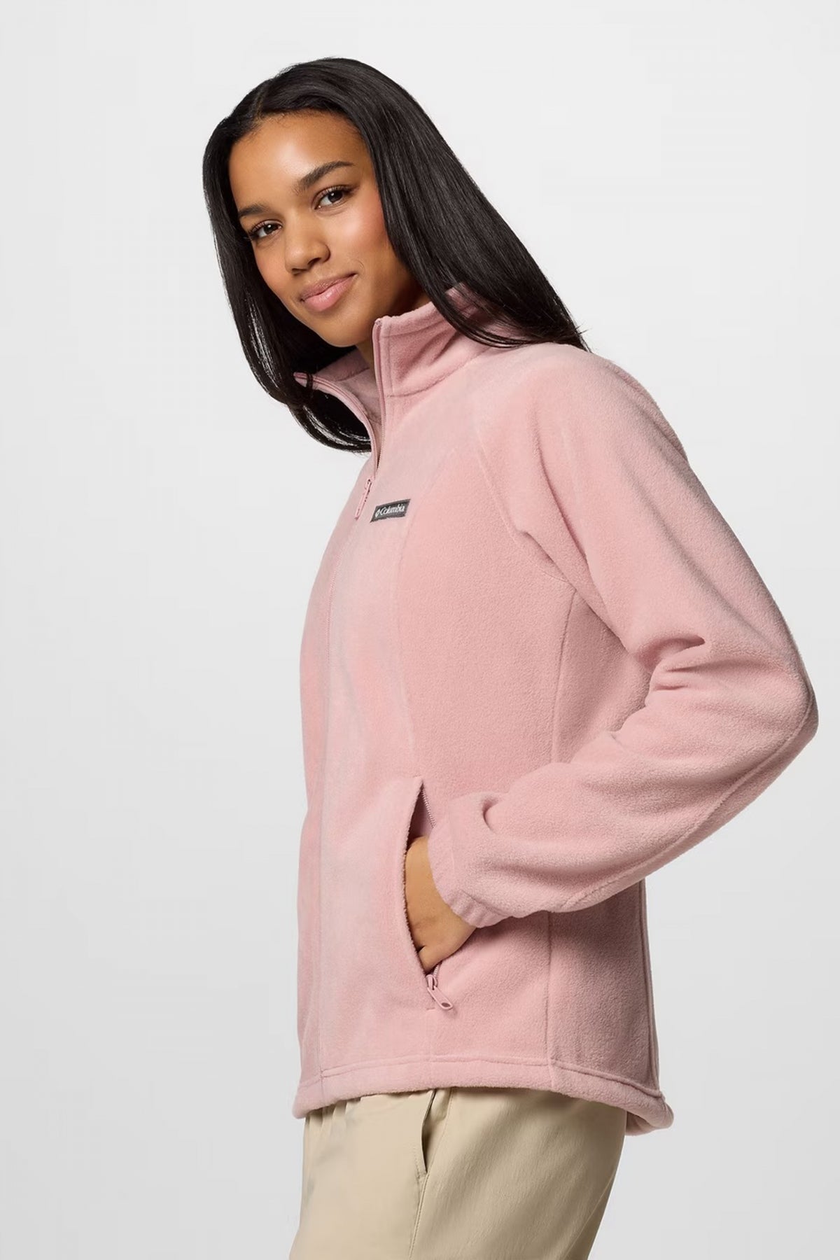 COLUMBIA BENTON SPRINGS FULL ZIP en color ROSA (2)
