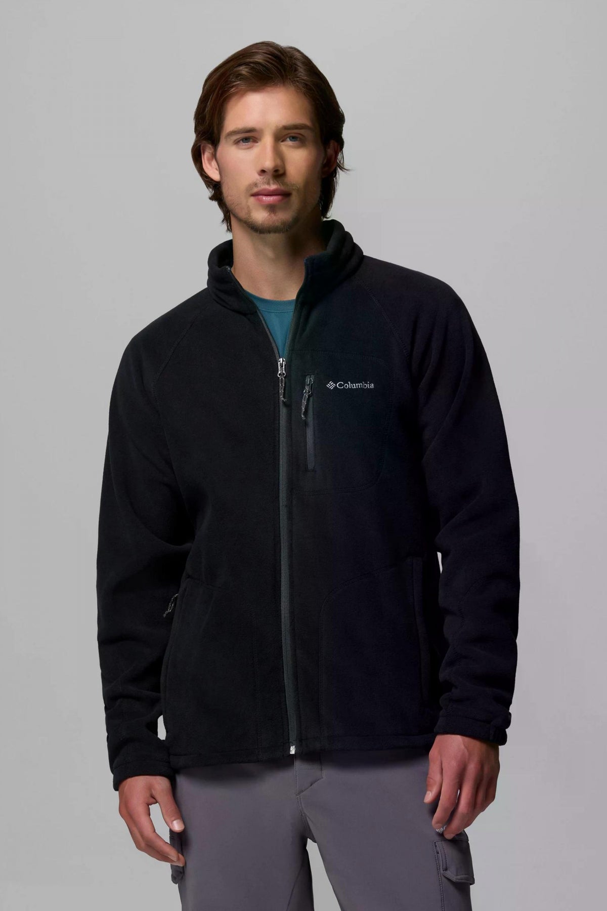COLUMBIA FAST TREK II FULL ZIP FLE en color NEGRO (1)