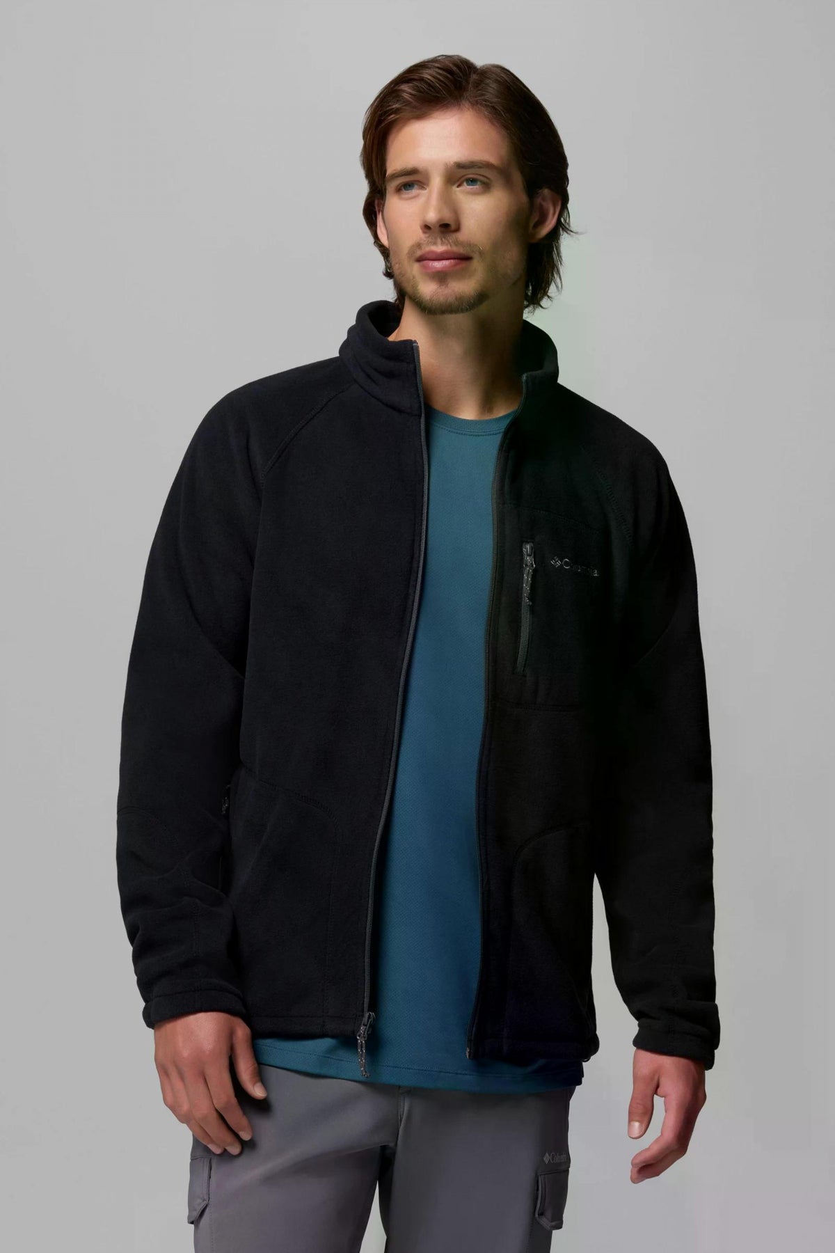 COLUMBIA FAST TREK II FULL ZIP FLE en color NEGRO (3)