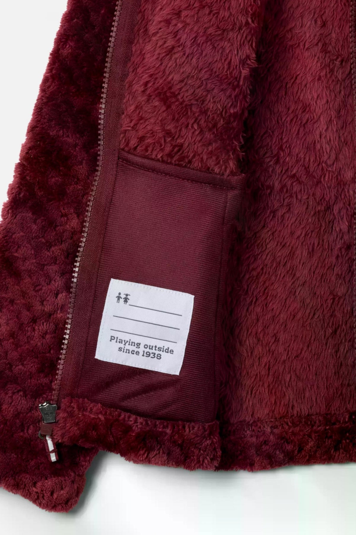 COLUMBIA FIRE SIDE SHERPA FULL ZIP en color BURDEOS (3)