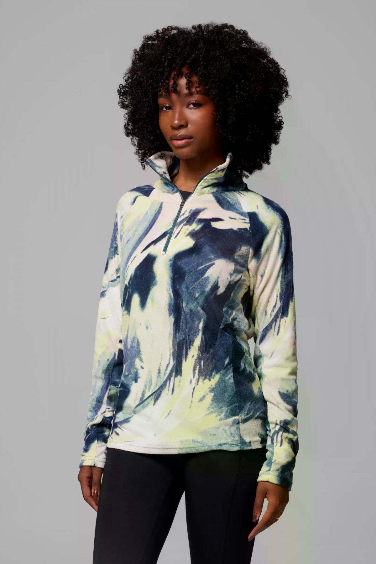 COLUMBIA GLACIAL IV PRINT 1/2 ZIP en color MULTICOLOR (1)