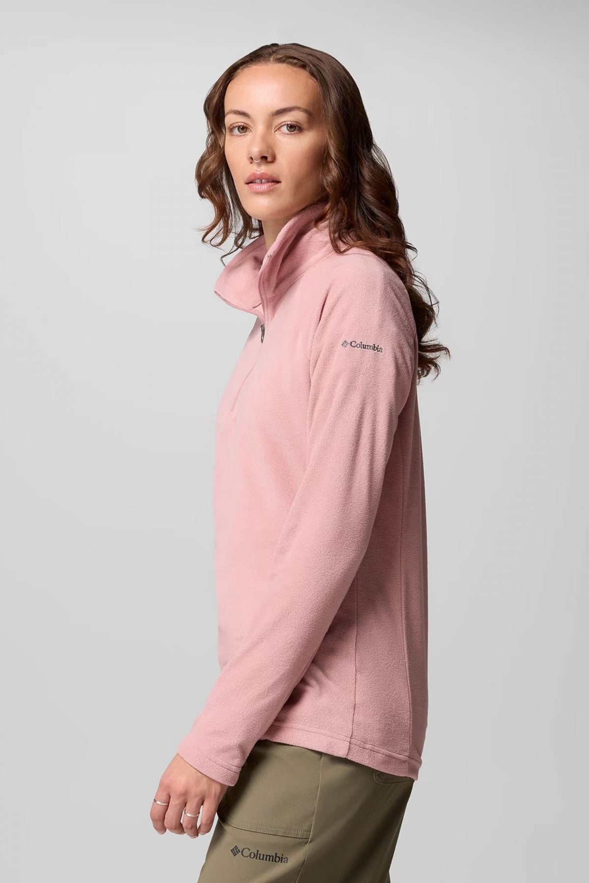 COLUMBIA GLACIAL IV 1/2 ZIP en color ROSA (3)