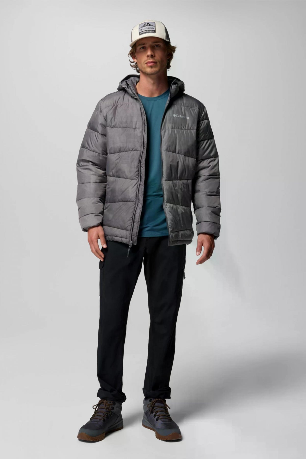 COLUMBIA FIVEMILE BUTTE II HOODED en color GRIS (4)