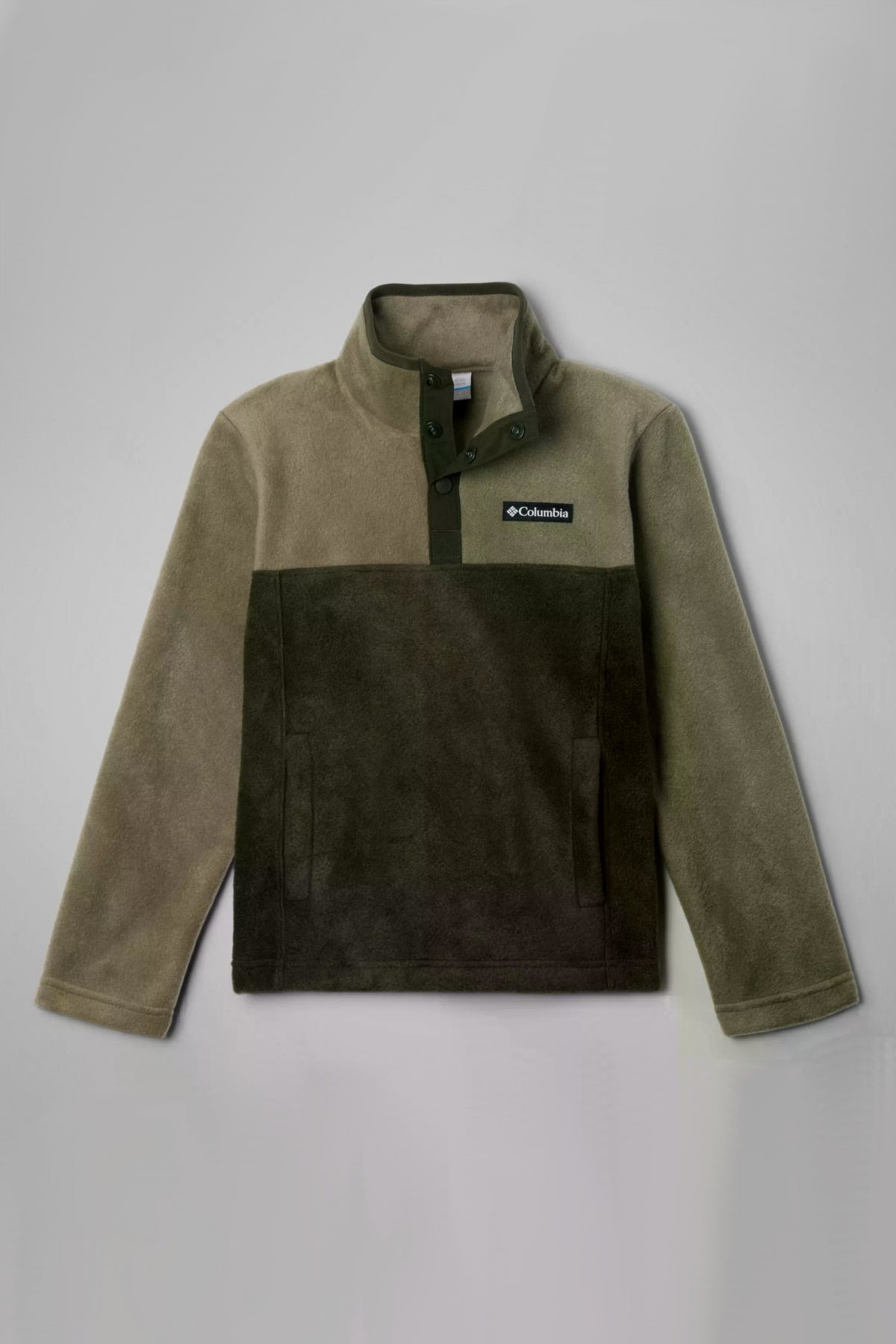 COLUMBIA STEENS MTN II 1-4 SNAP FL en color VERDE (1)