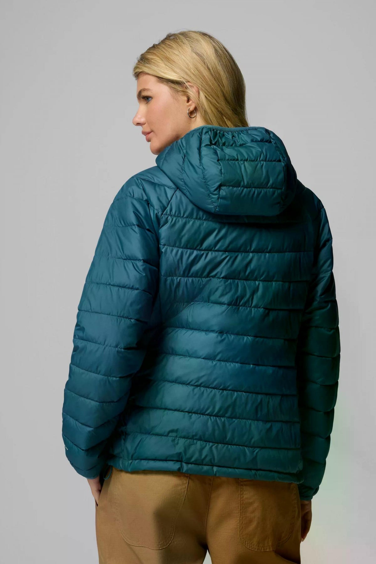 COLUMBIA POWDER LITE II HOODED JACKET en color AZUL (2)