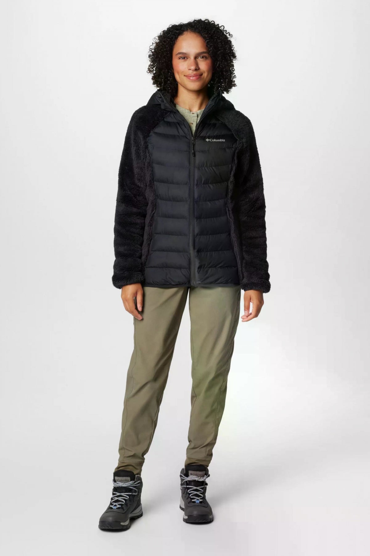 COLUMBIA POWDER LITE II SHERPA HYB en color NEGRO (4)