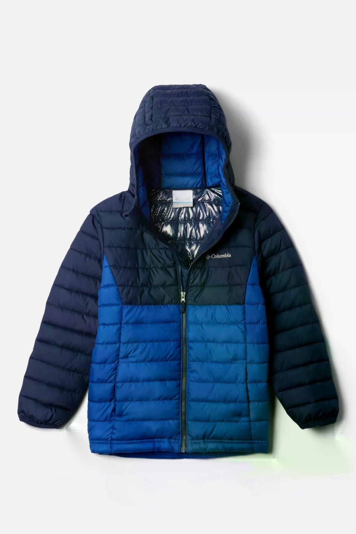 COLUMBIA POWDER LITE II HOODED JACKET en color AZUL (1)