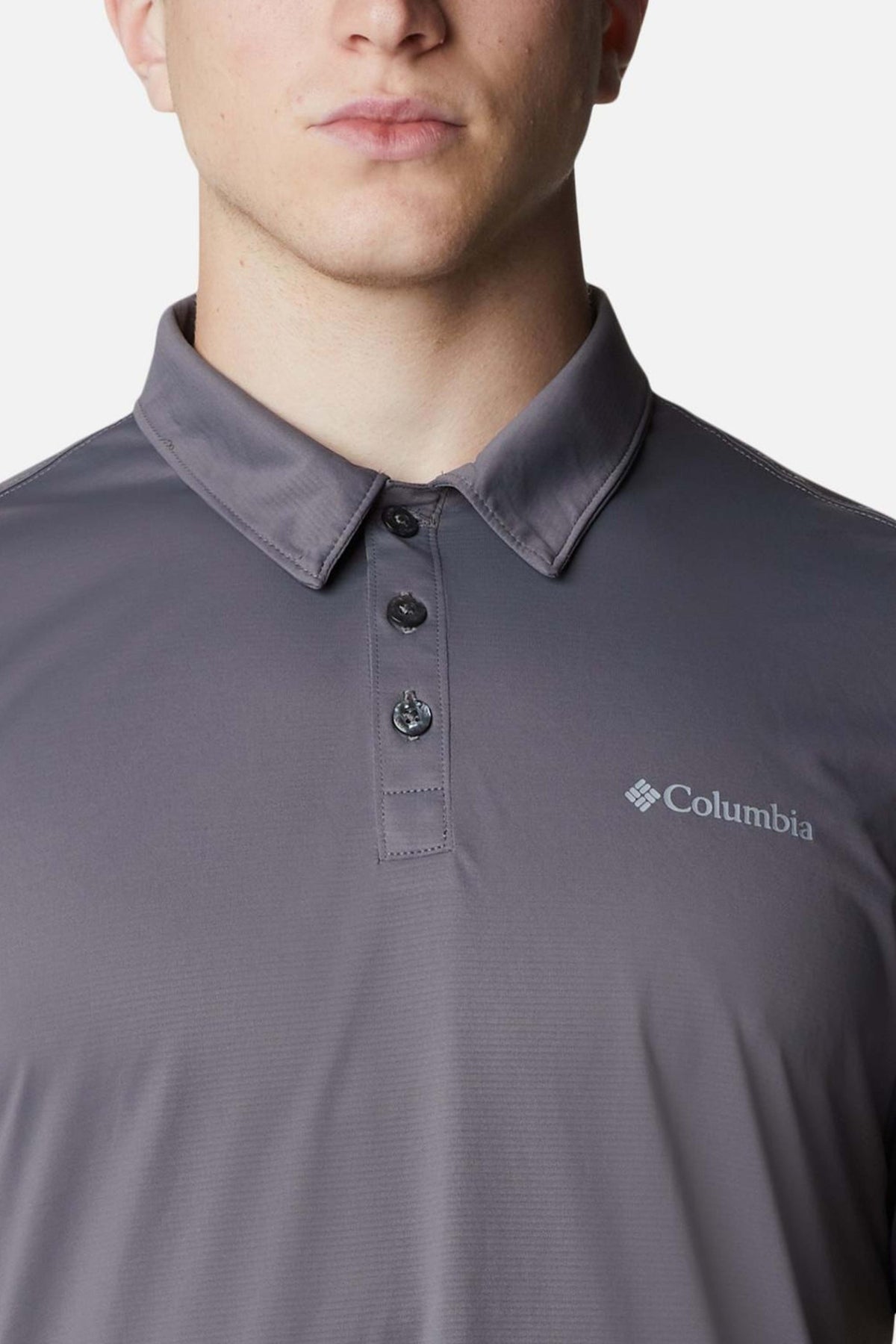 COLUMBIA HIKE M POLO en color GRIS (3)