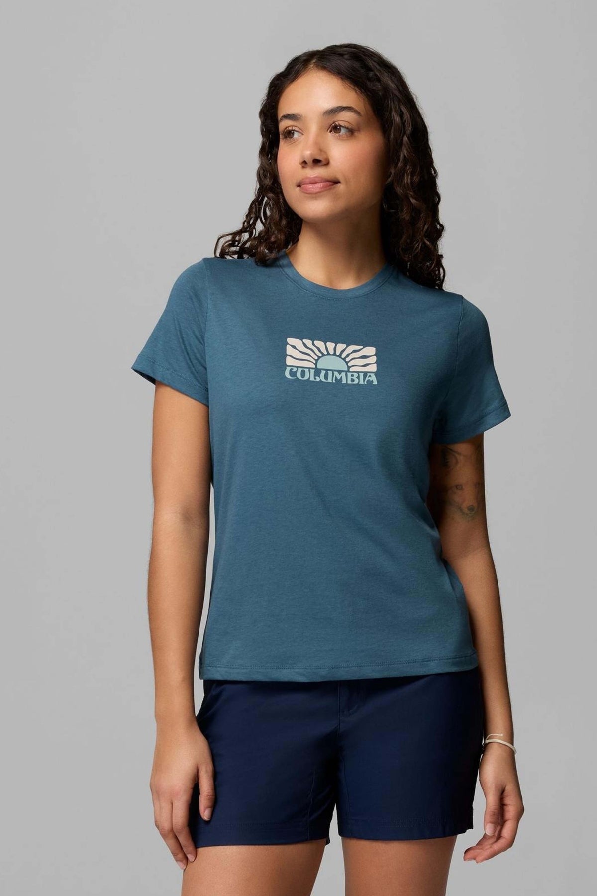 COLUMBIA RUBY SPRINGS GRAPHIC FIT en color AZUL (1)