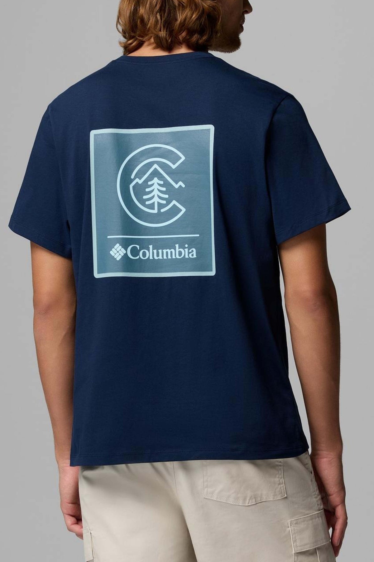 COLUMBIA CSC LOGO BACK TEE en color AZUL (2)