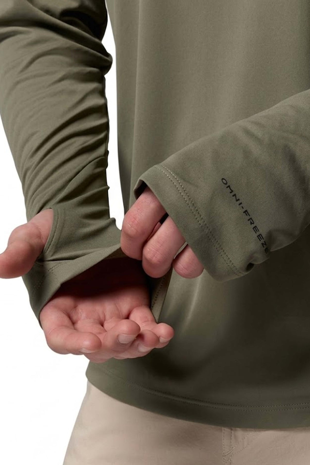 COLUMBIA ZERO RULES LIGHT HOODIE en color VERDE (3)