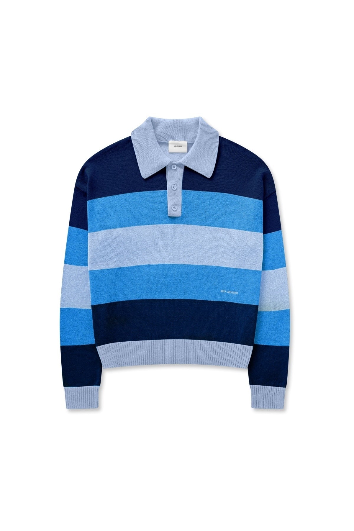 AXEL ARIGATO A4152002 MARINE POLO SWEATER en color AZUL (3)