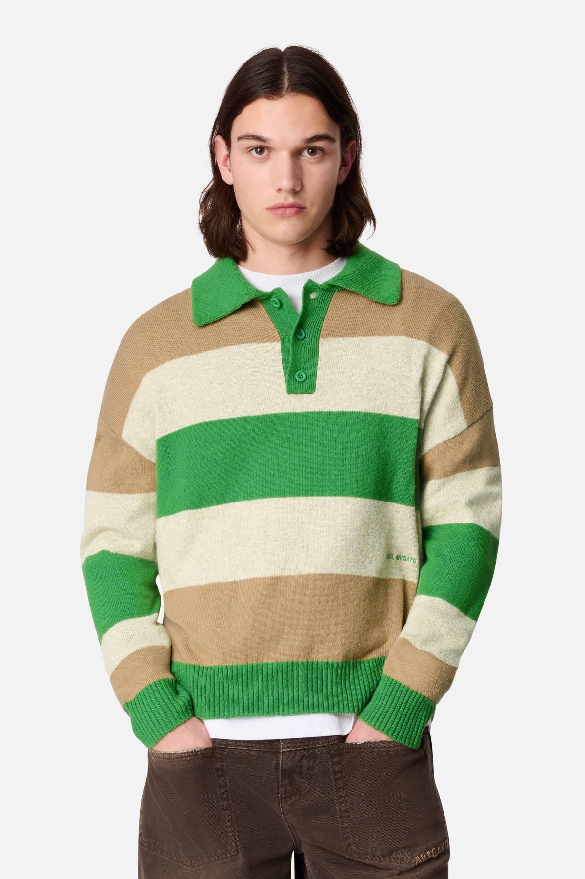 AXEL ARIGATO A4152003 MARINE POLO SWEATER en color MULTICOLOR (1)
