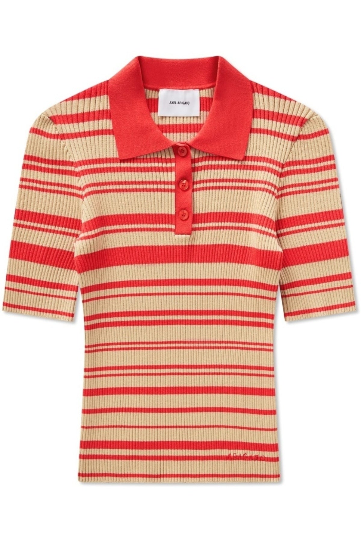 AXEL ARIGATO A4161003 ANJA RIBBED POLO en color ROJO (4)