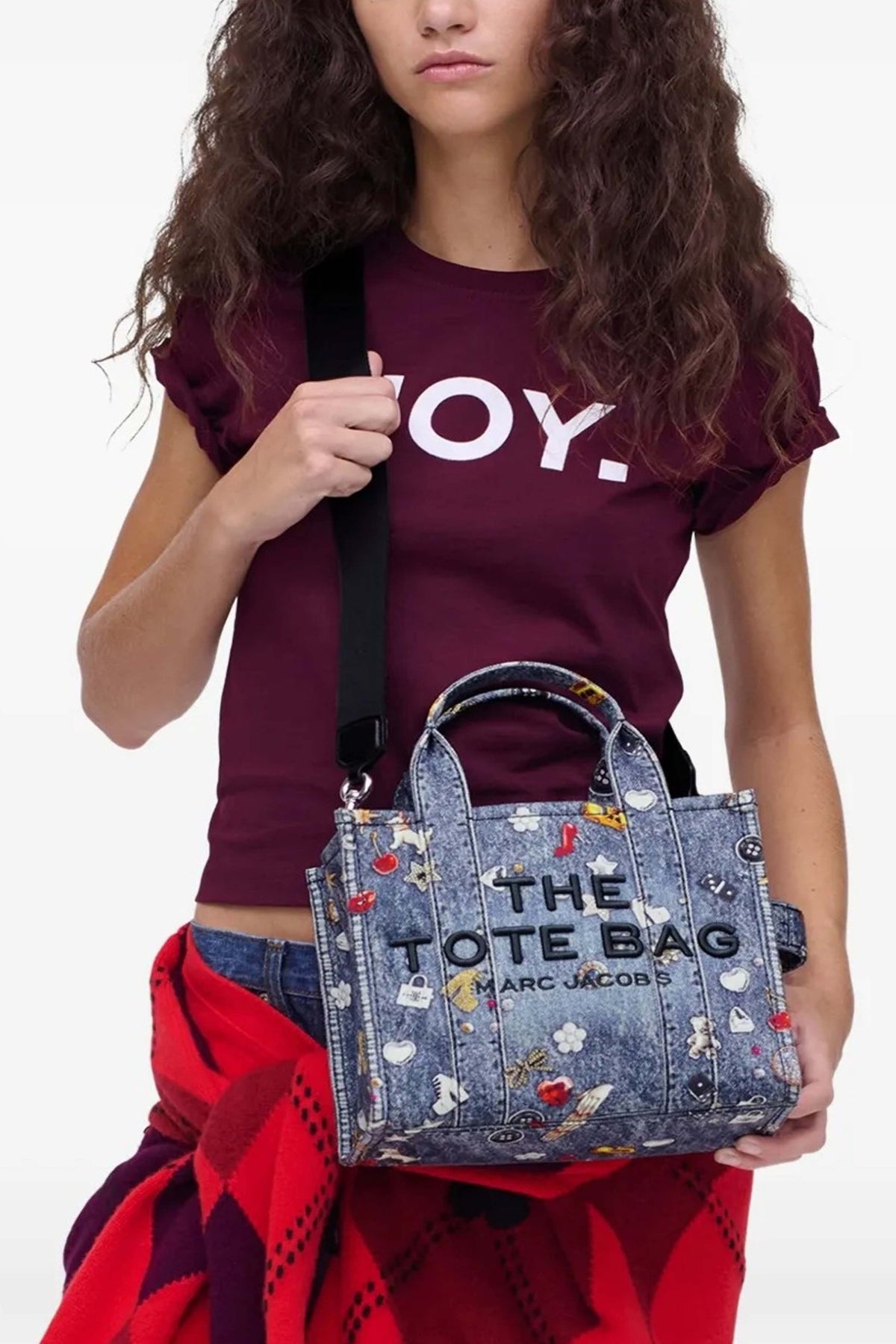 MARC JACOBS THE SMALL TOTE en color AZUL (1)
