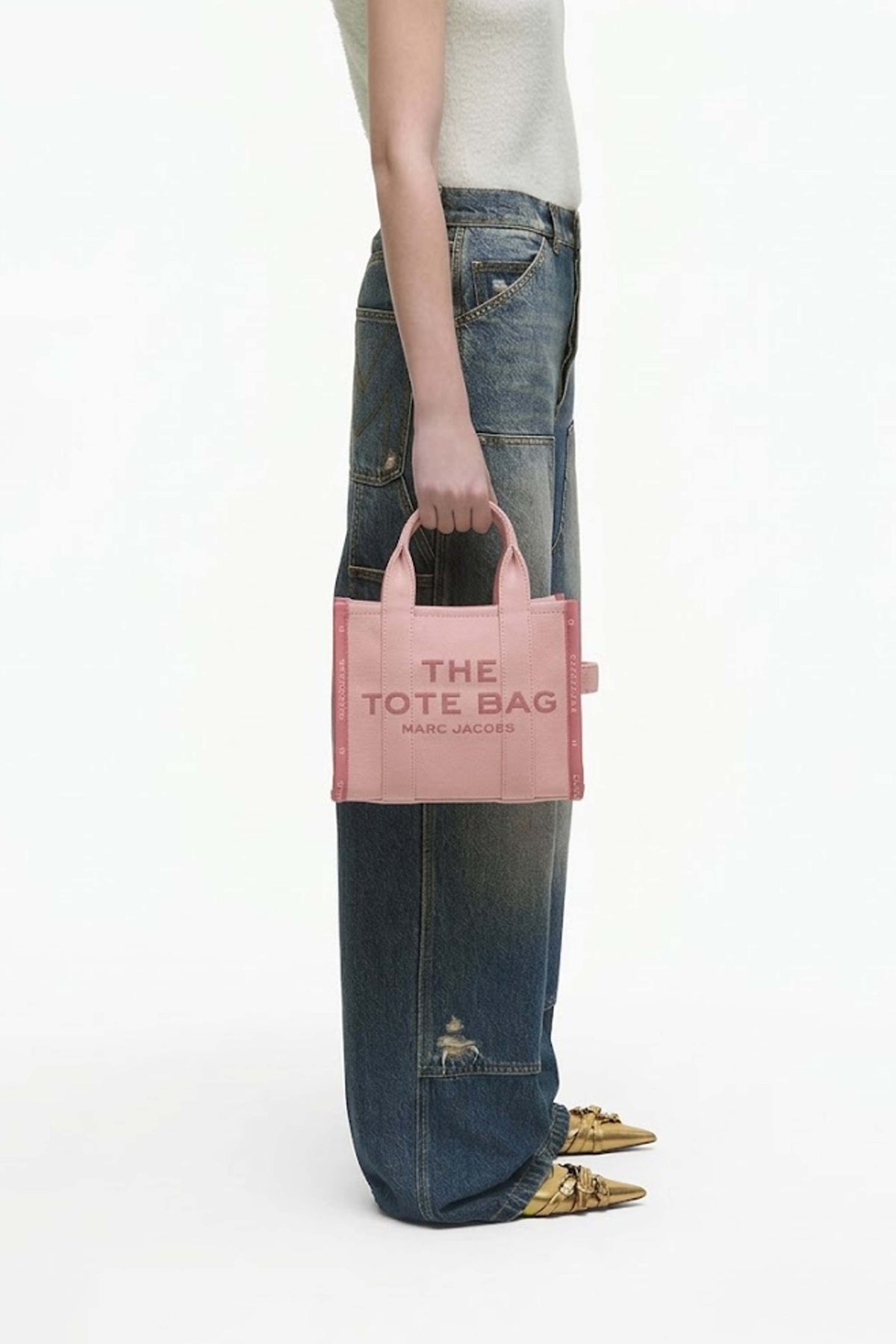 MARC JACOBS THE SMALL TOTE en color ROSA (1)