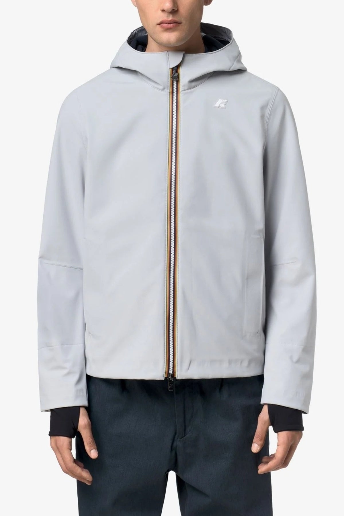K-WAY JACKO BONDED K6131BW en color GRIS (1)