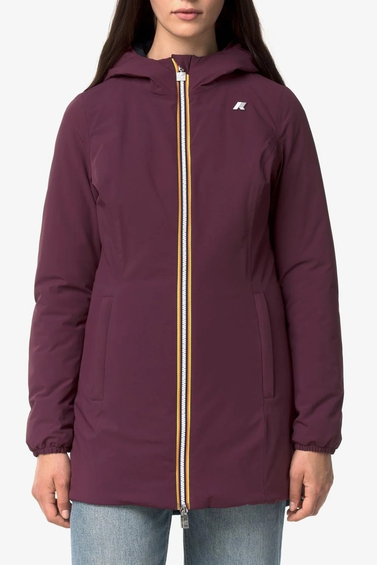 K-WAY DENISE ST WARM DOUBLE en color BURDEOS (1)