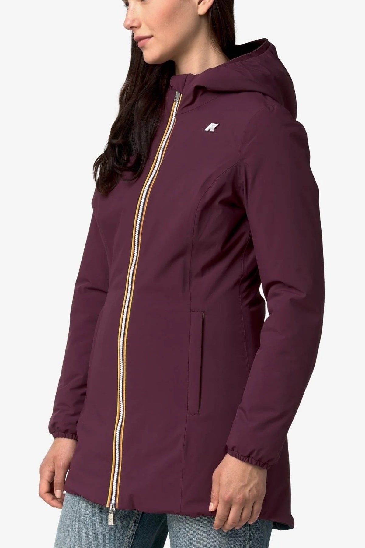 K-WAY DENISE WARM DOUBLE K6128UW en color BURDEOS (2)