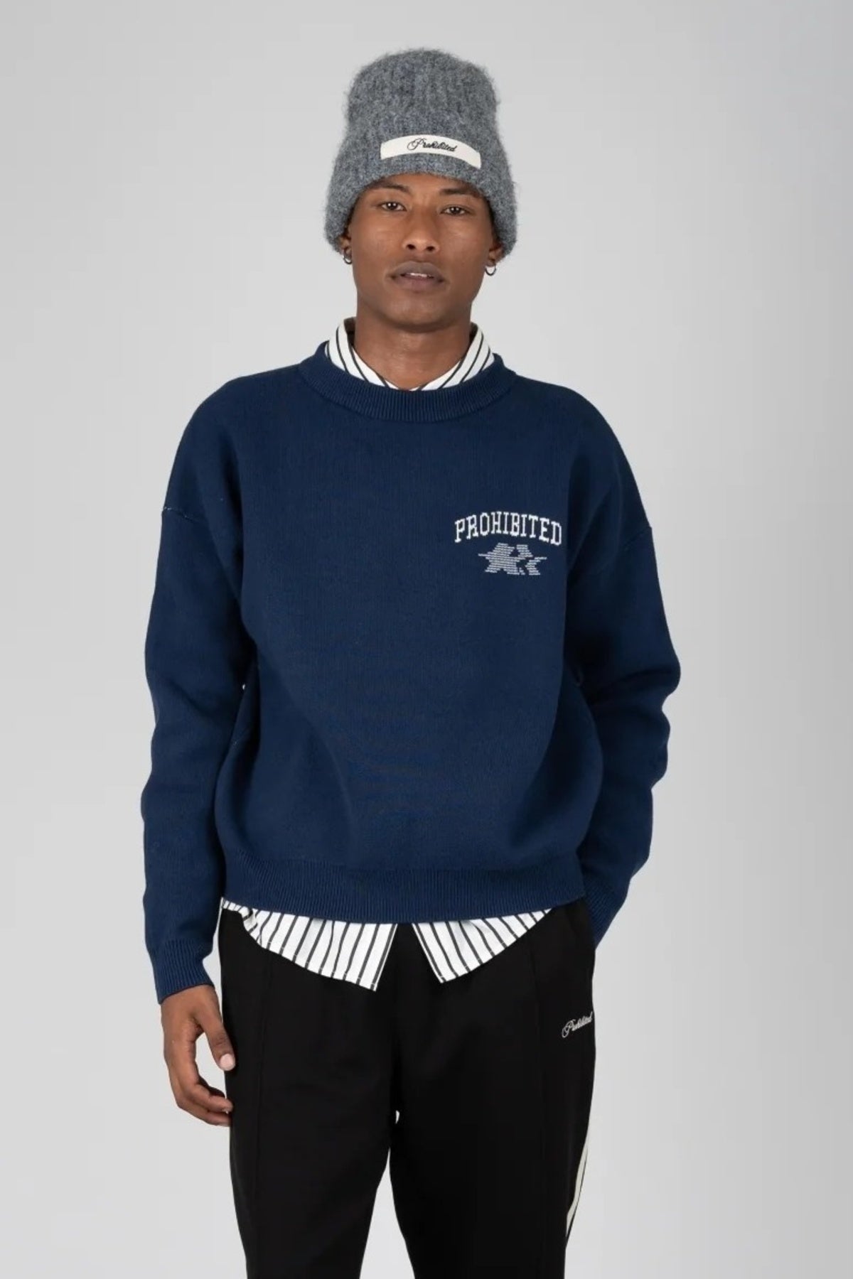 PROHIBITED AVANTGARDE KNIT SWEATER en color  (1)