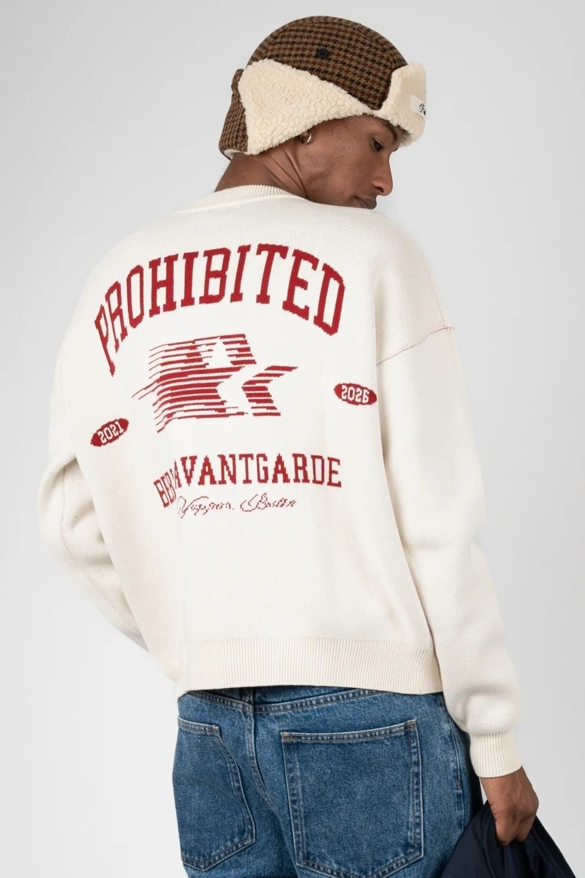 PROHIBITED AVANTGARDE KNIT SWEATER en color  (2)