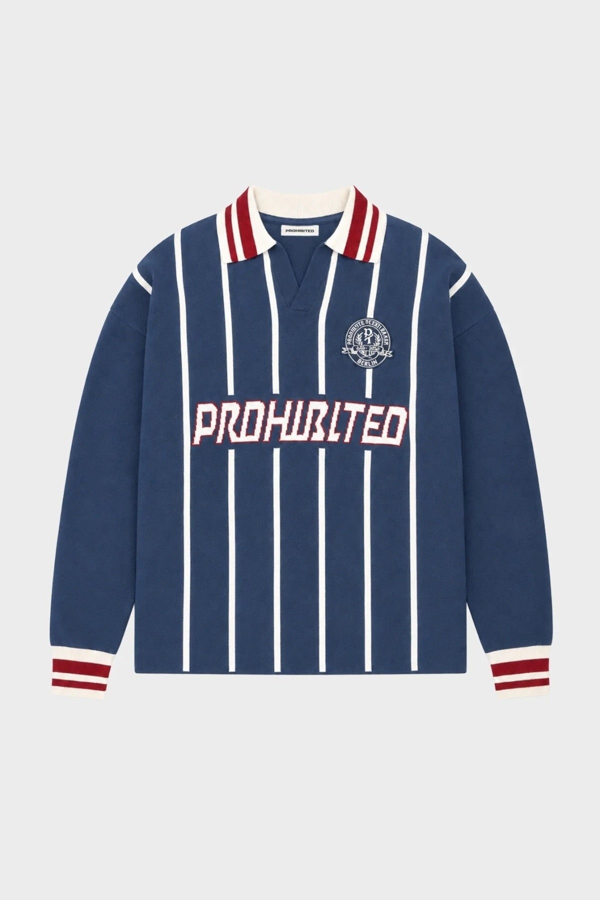 PROHIBITED FIELD NUMBERS KNIT TRIKOT en color  (3)