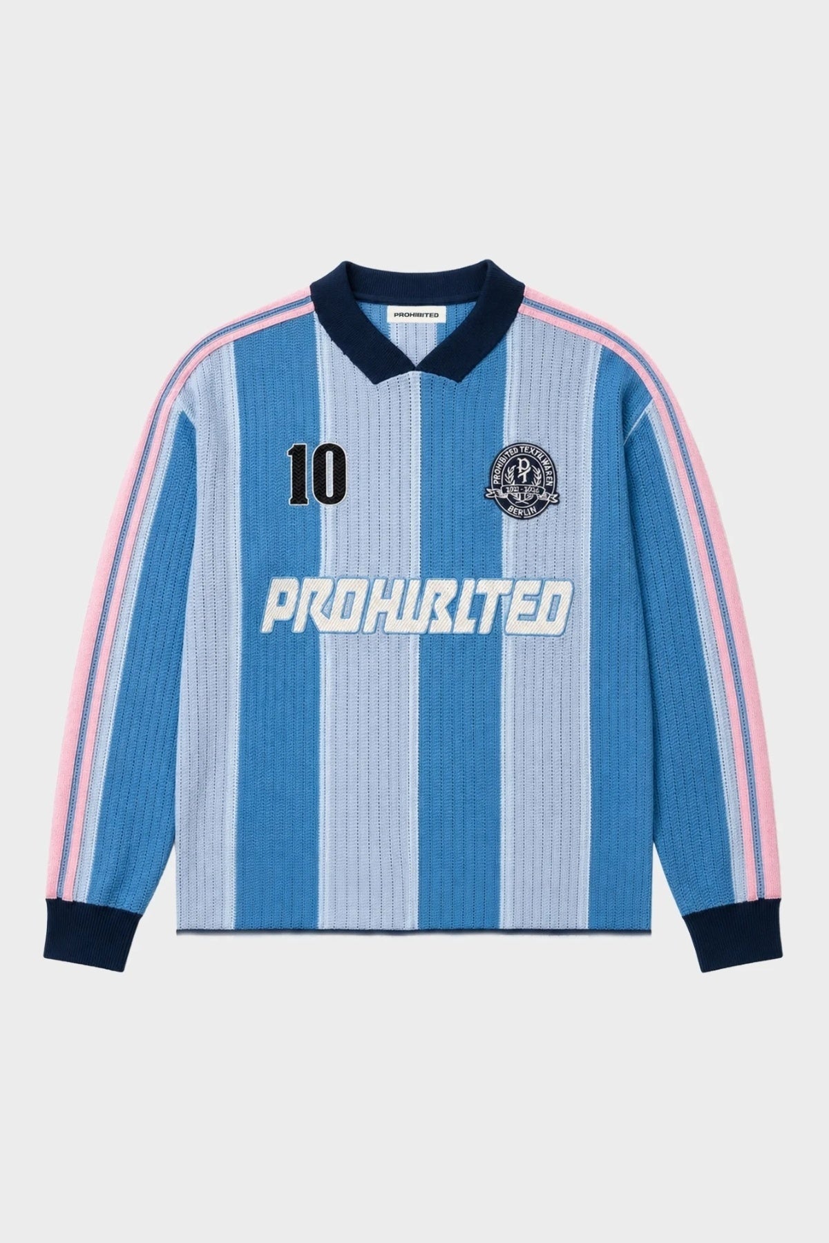 PROHIBITED STRIPED TEAM KNIT TRIKOT en color  (4)