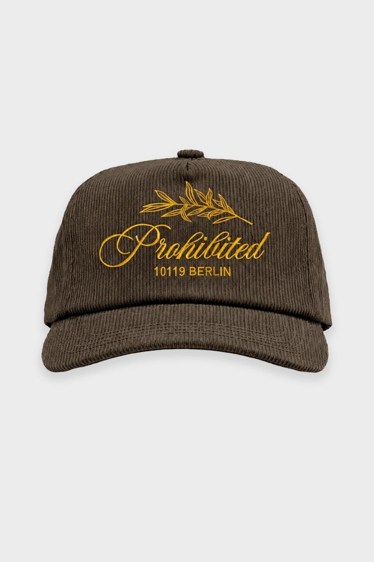 PROHIBITED LEAF CORDUROY CAP en color  (1)
