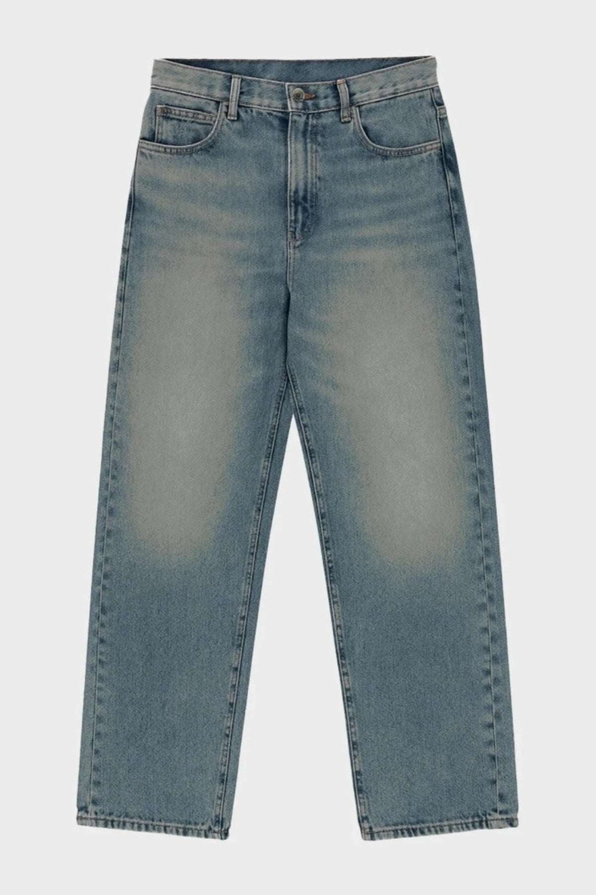 PROHIBITED ANTWERP LOOSE DENIM DIRTY en color AZUL (3)