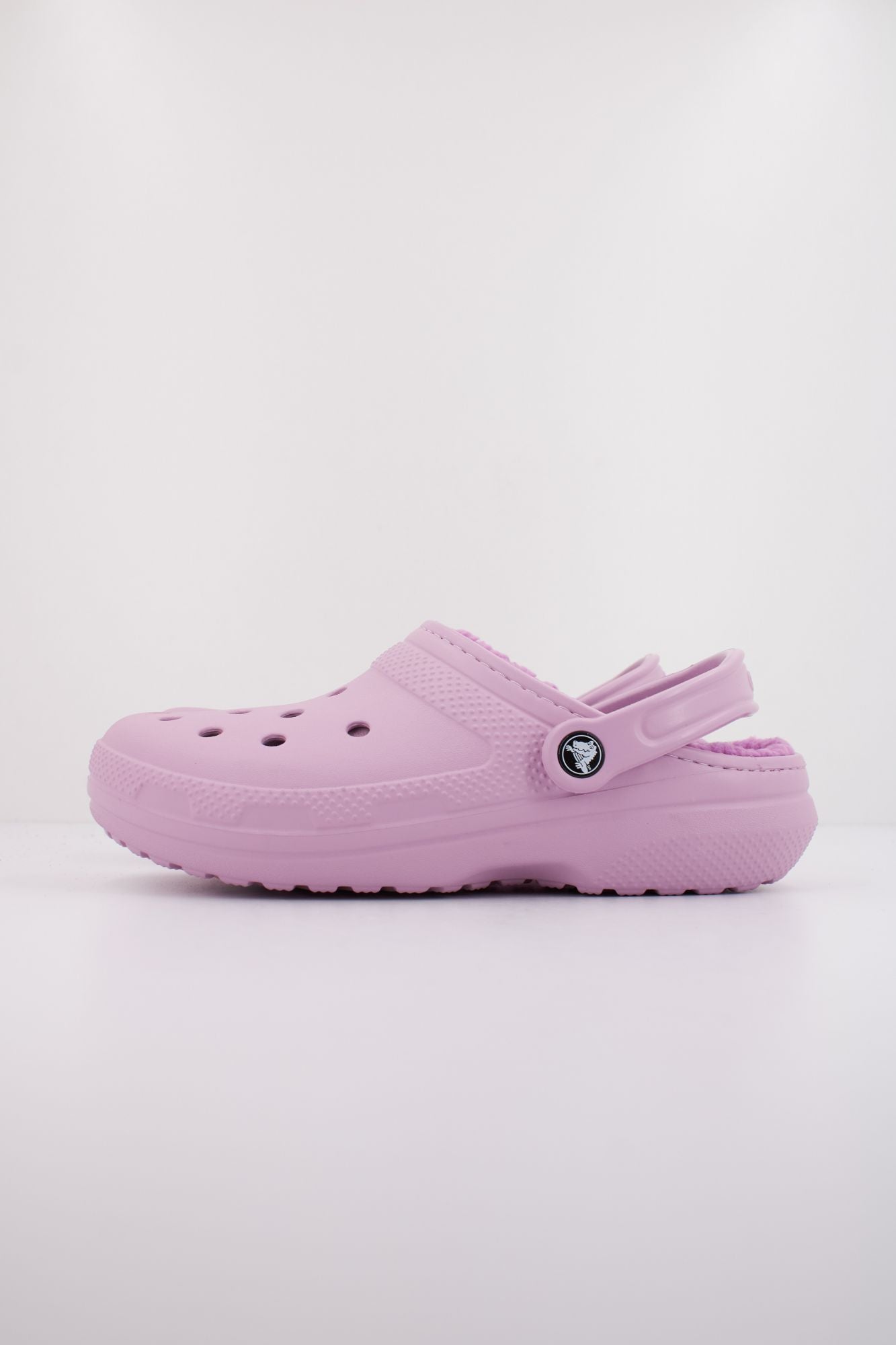 CROCS CLASSIC LINED CLOG en color ROSA (1)