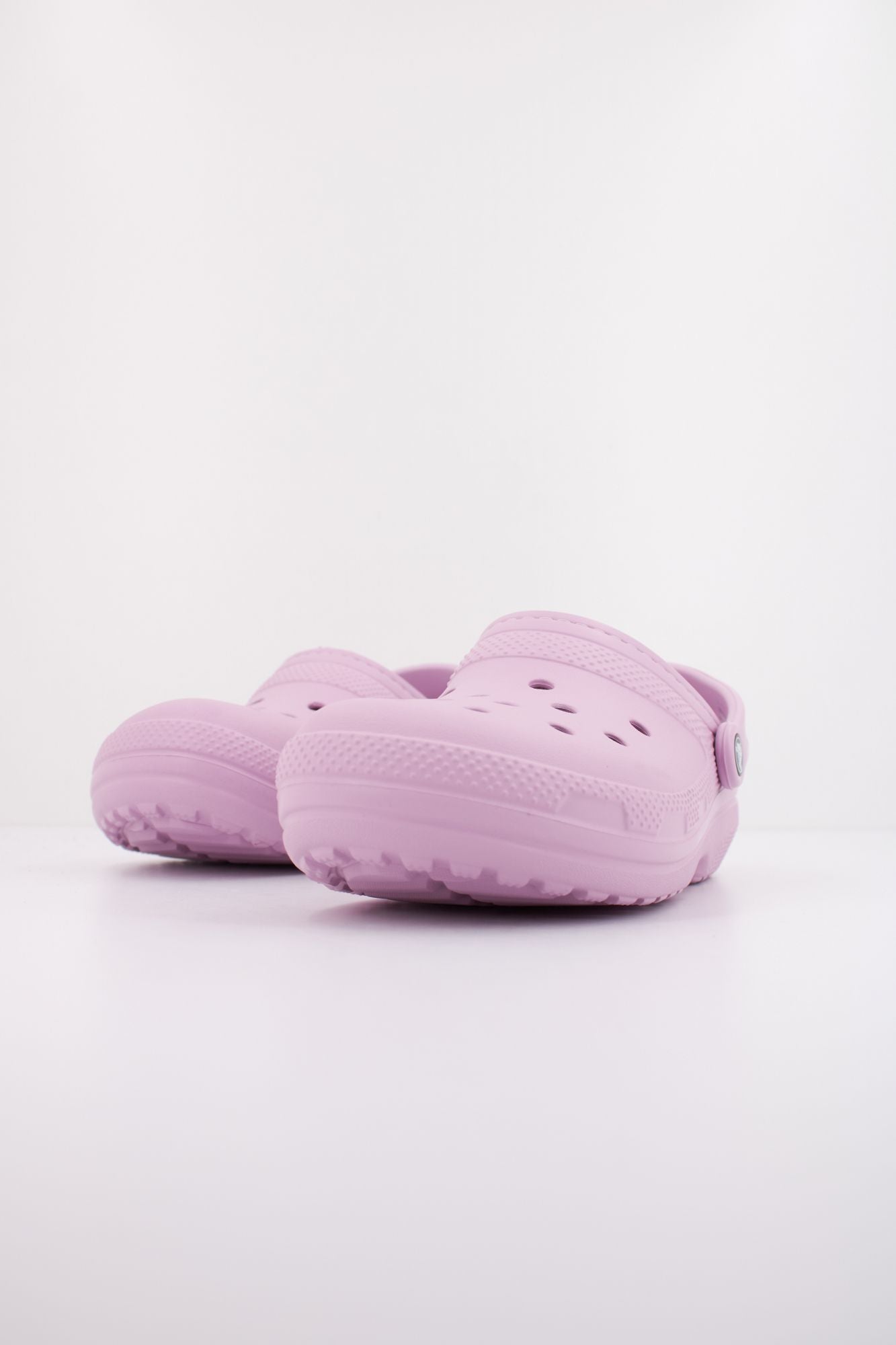CROCS CLASSIC LINED CLOG en color ROSA (2)