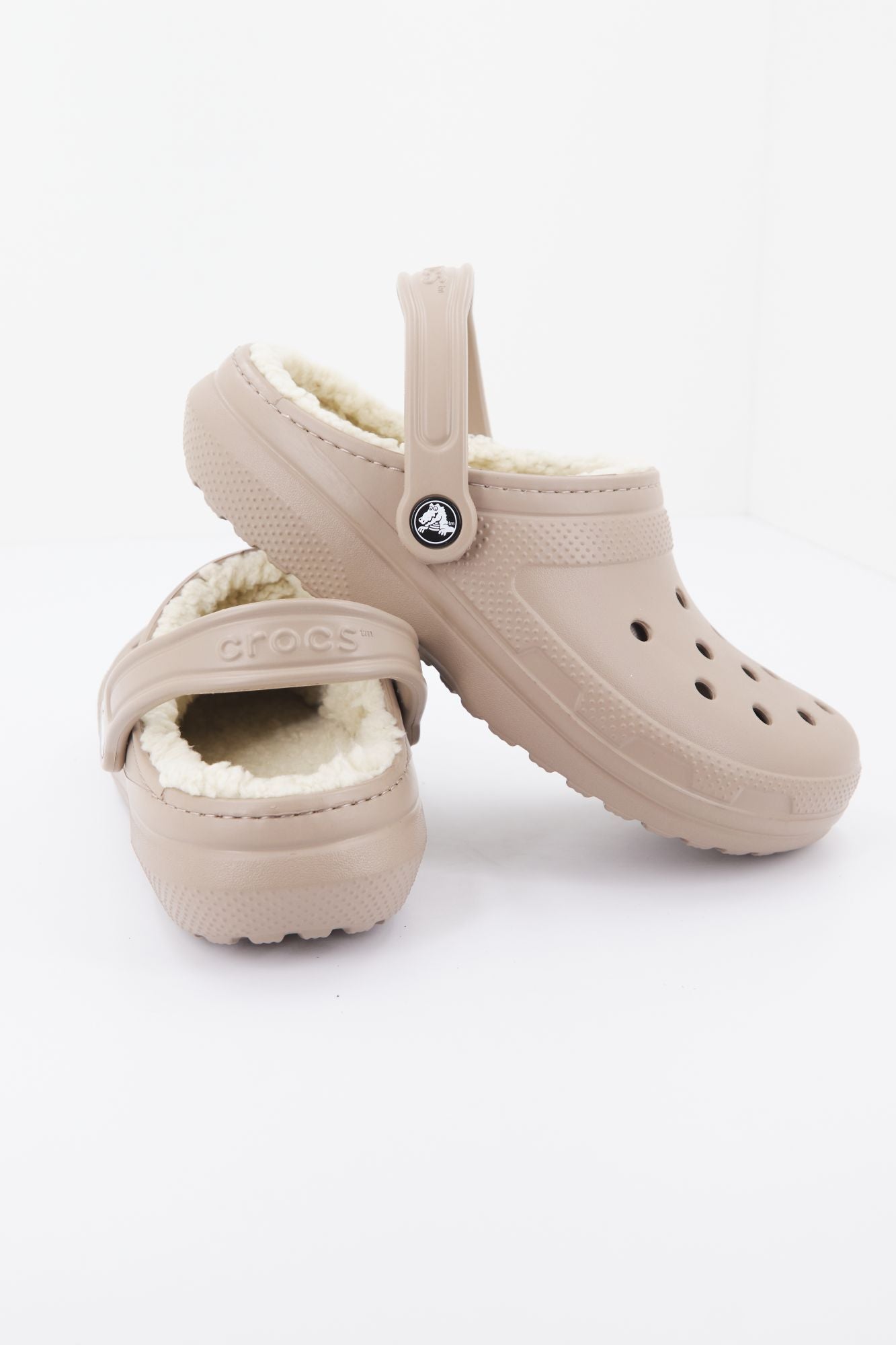 CROCS CLASSIC LINED CLOG en color MARRON (2)