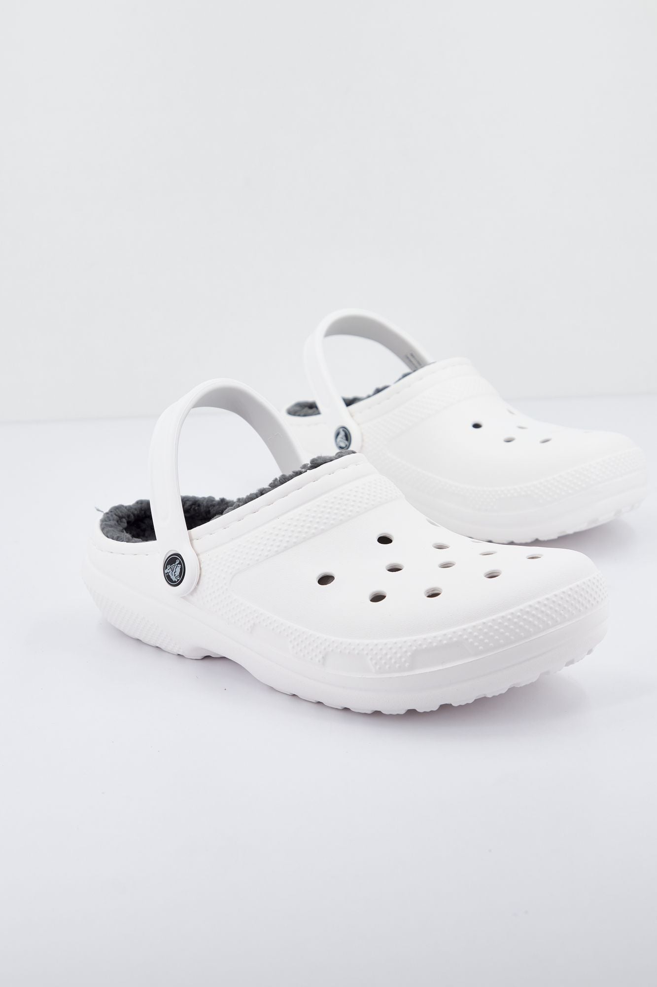 CROCS CLASSIC LINED CLOG en color BLANCO (1)