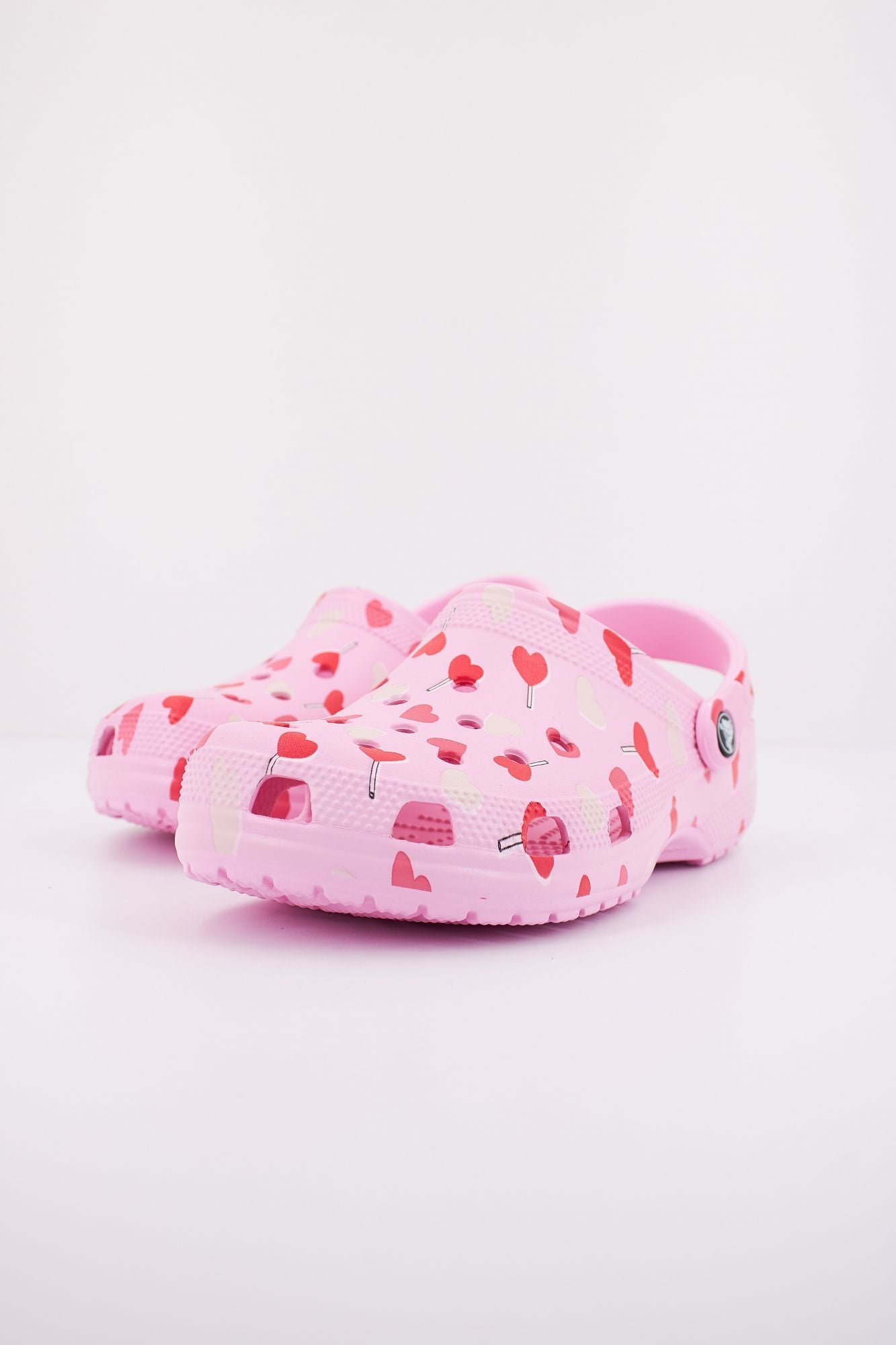 CROCS CLASSIC VDAY CLOG en color ROSA (2)